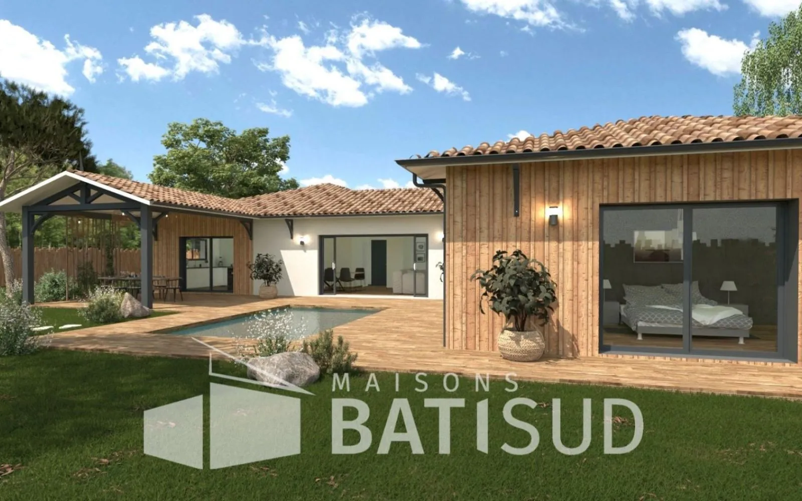 BISCARROSSE Magnifique maison 160M² habitable + terrasse couverte + garage 25M² à Biscarrosse — photo 2