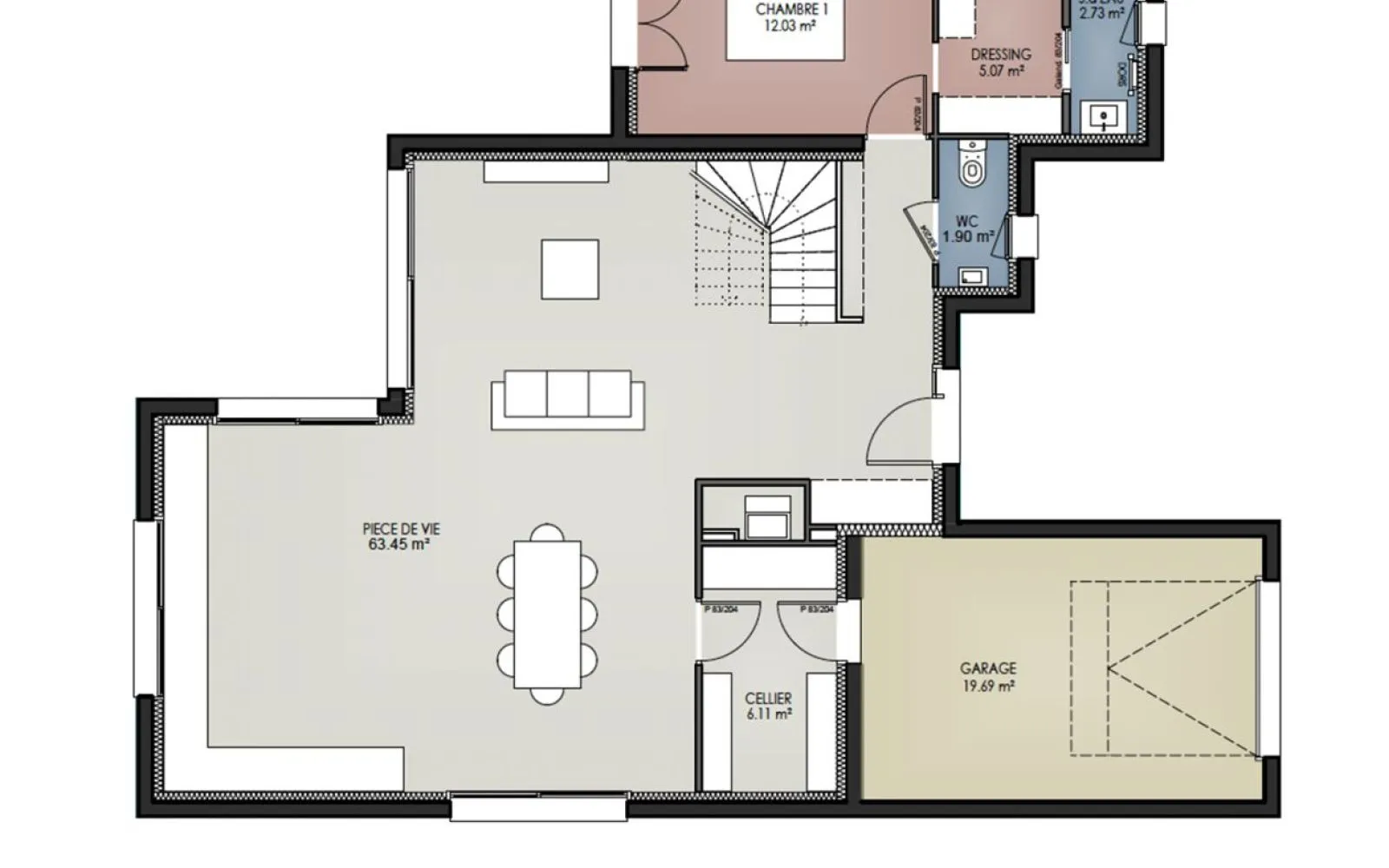 Projet de construction d'une maison 134 m² avec terrain à LE BOUSCAT (33) à Le Bouscat — photo 3