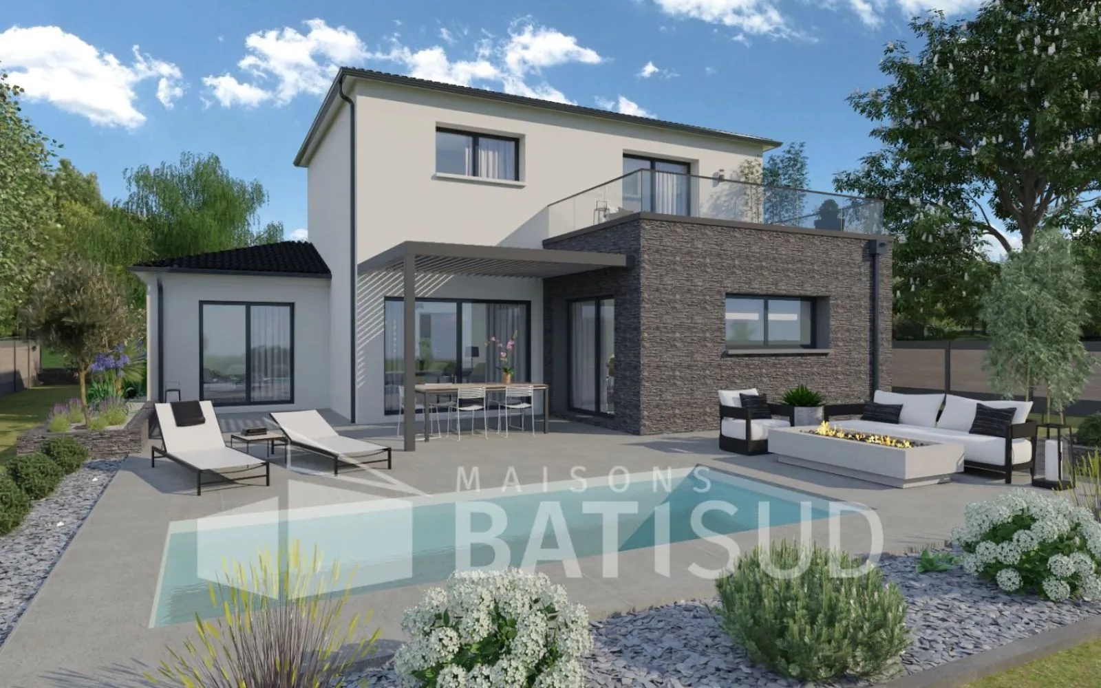 Projet de construction d'une maison 134 m² avec terrain à LE BOUSCAT (33) à Le Bouscat — photo 2
