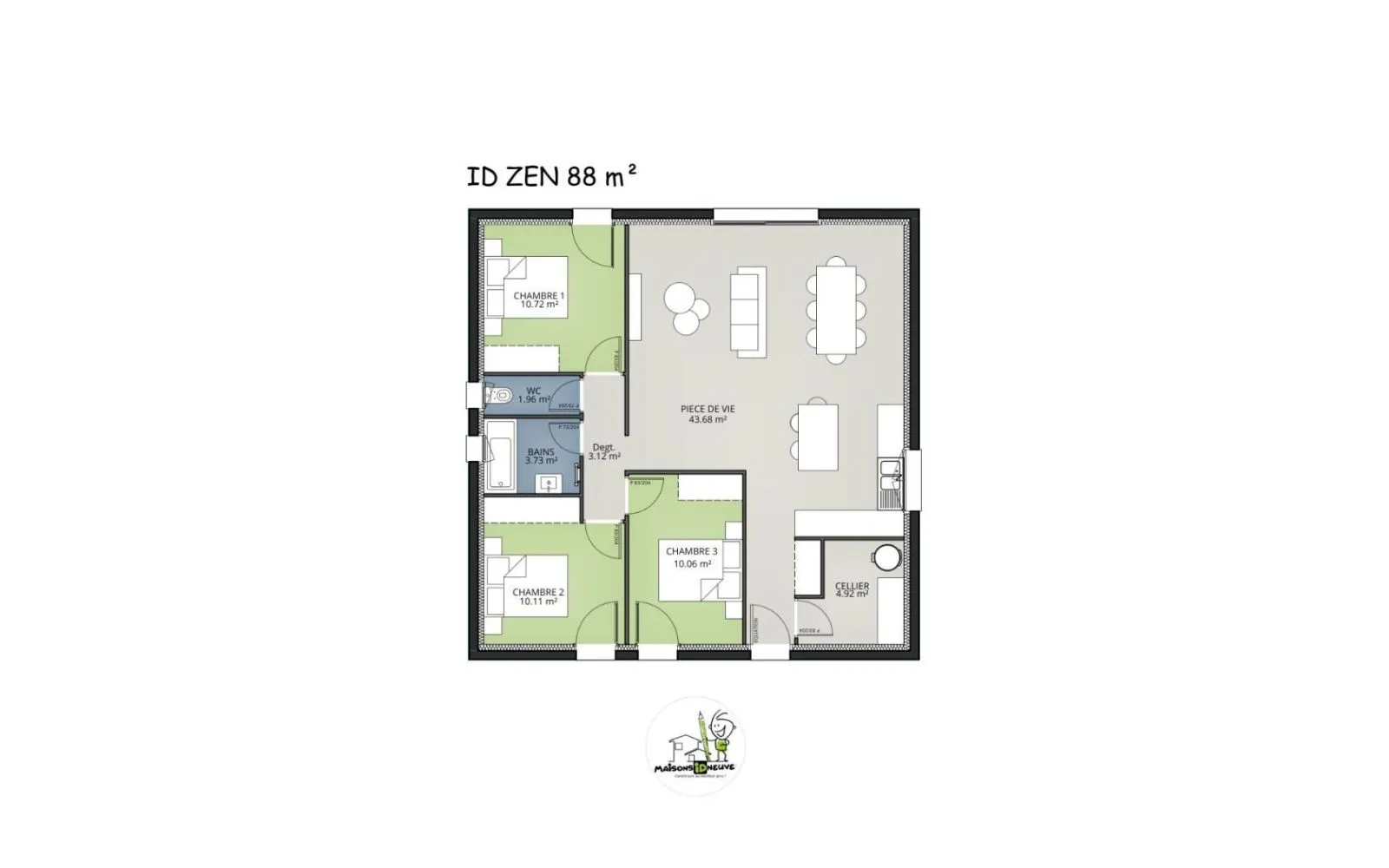 Projet de construction d'une maison 88 m² avec terrain à BRACH (33) à Brach — photo 13