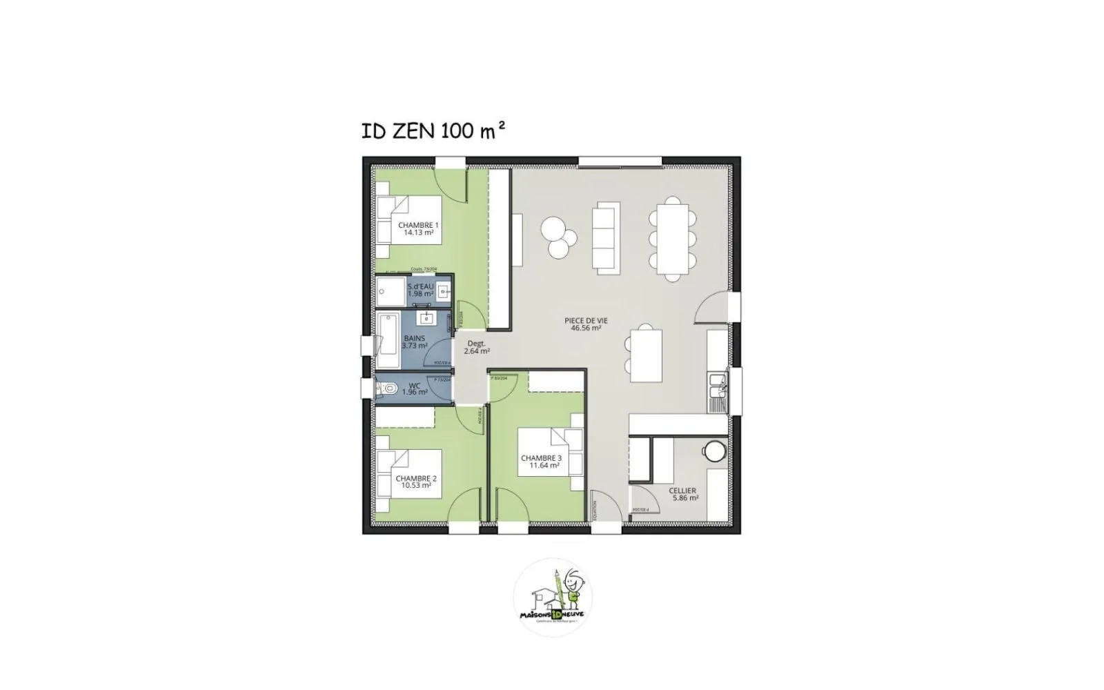 Projet de construction d'une maison 99 m² avec terrain à BRACH (33) à Brach — photo 13