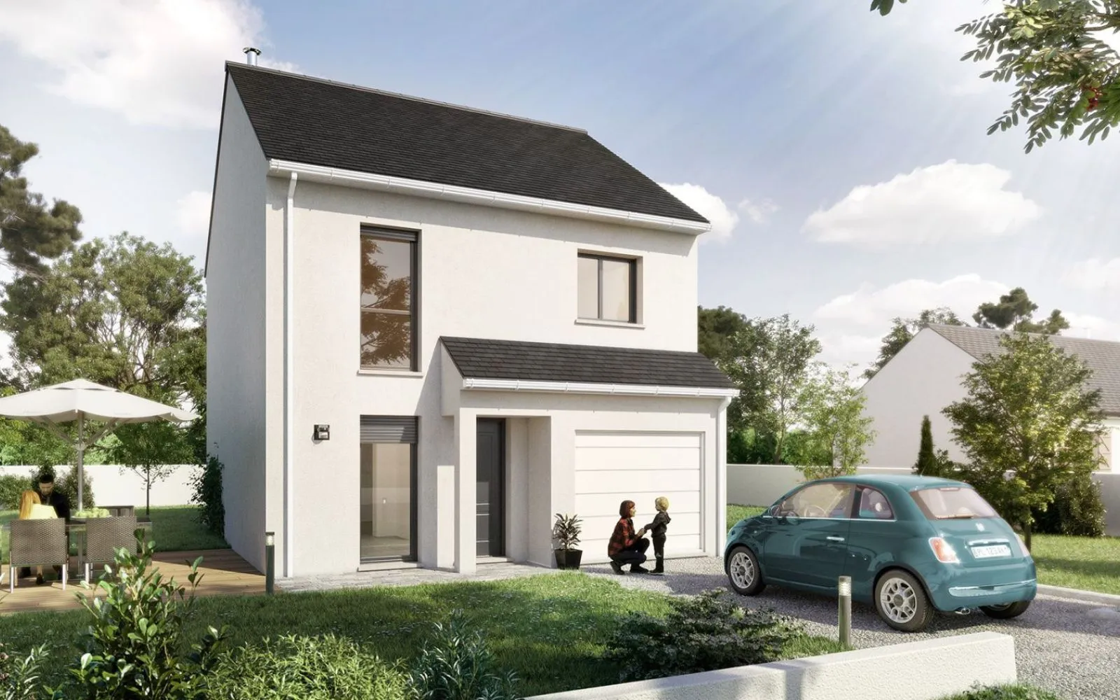 Devenez propriétaire grâce au Contrat PASS' !
Êtes-vous éligible ? Contactez-nous au 06 08 18 01 38.
Maison 100 m² avec terrain à BU (28) à Bû — photo 1