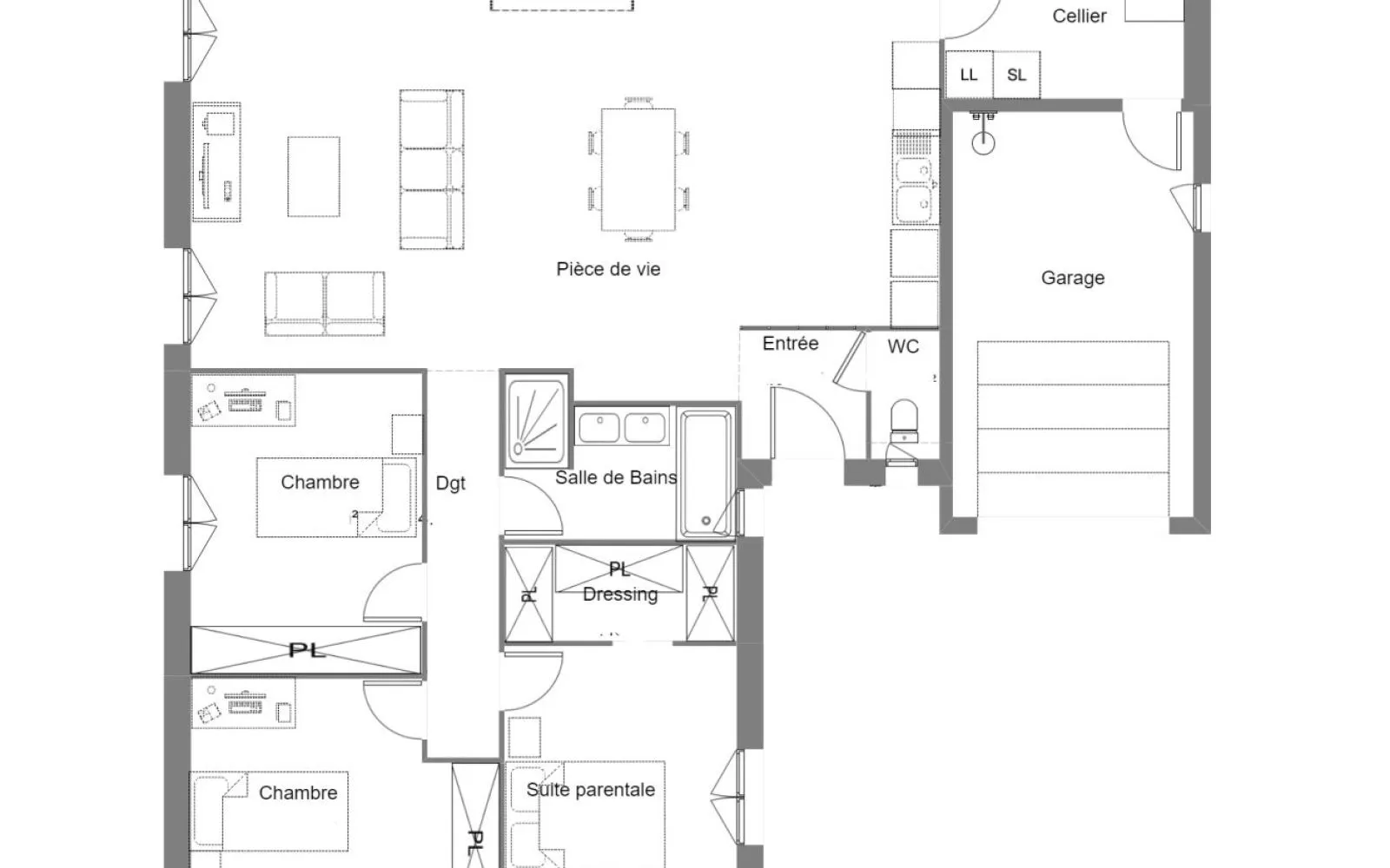 Devenez propriétaire grâce au Contrat PASS' !
Êtes-vous éligible ? Contactez-nous au 06 08 18 01 38.
Maison 100.42 m² avec terrain à BU (28) à Bû — photo 3