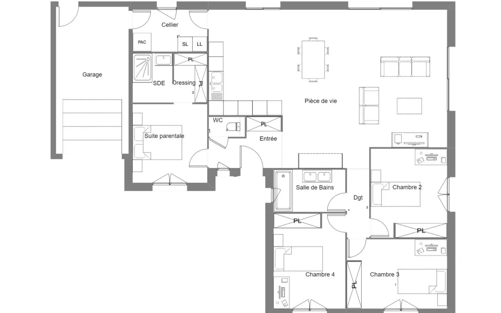 Devenez propriétaire grâce au Contrat PASS' !
Êtes-vous éligible ? Contactez-nous au 06 08 18 01 38.
Maison 120.33 m² avec terrain à BU (28) à Bû — photo 3