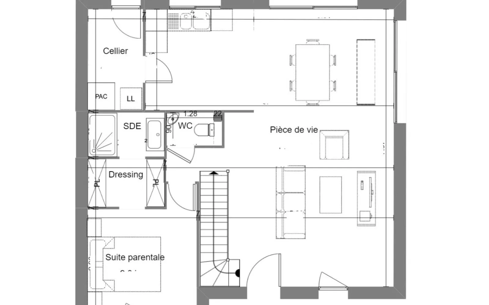 Devenez propriétaire grâce au Contrat PASS' !
Êtes-vous éligible ? Contactez-nous au 06 08 18 01 38.
Maison 121.4 m² avec terrain à BU (28) à Bû — photo 3