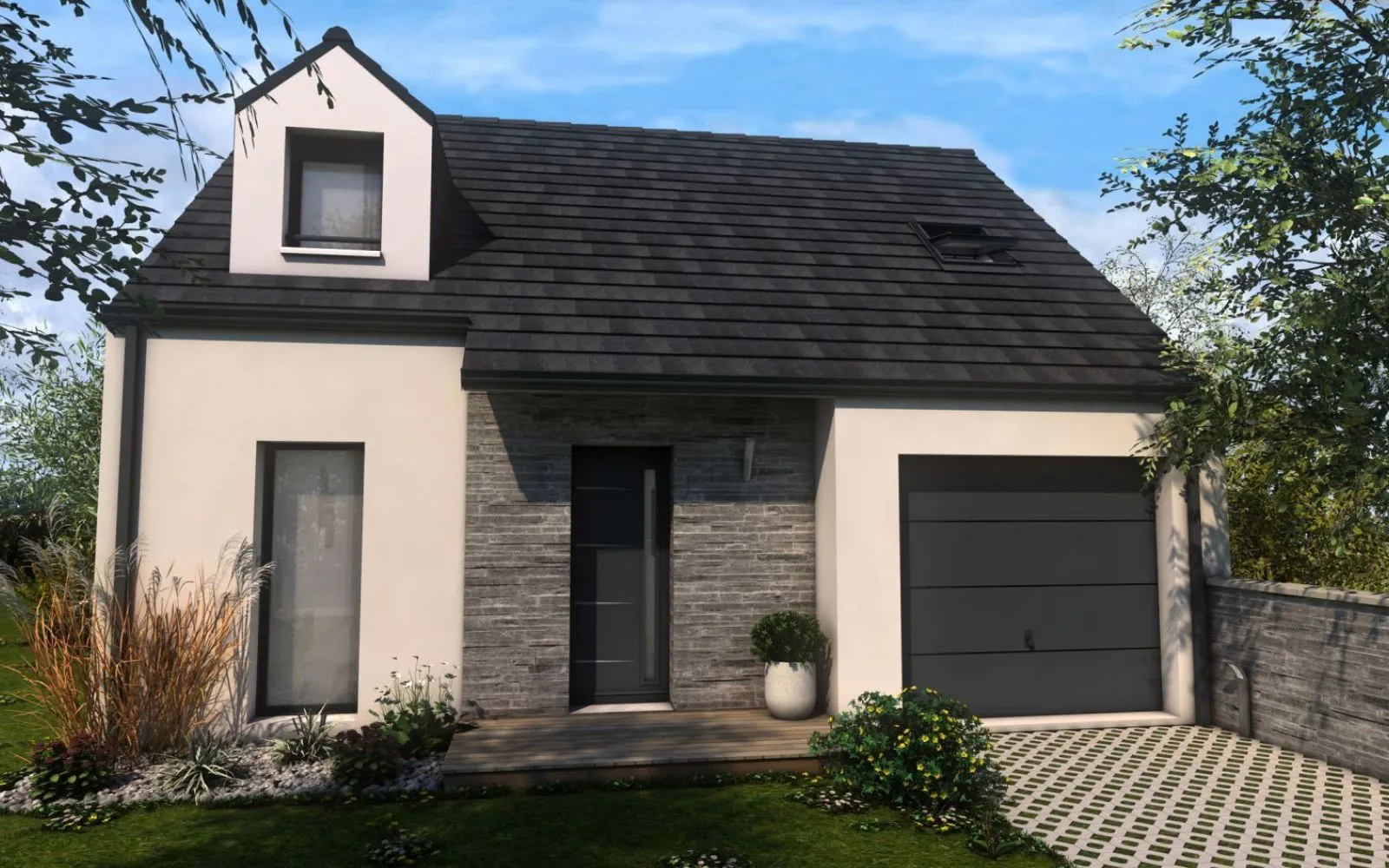 Maison 93.12 m² avec terrain à MERLEVENEZ (56) à Merlevenez — photo 1