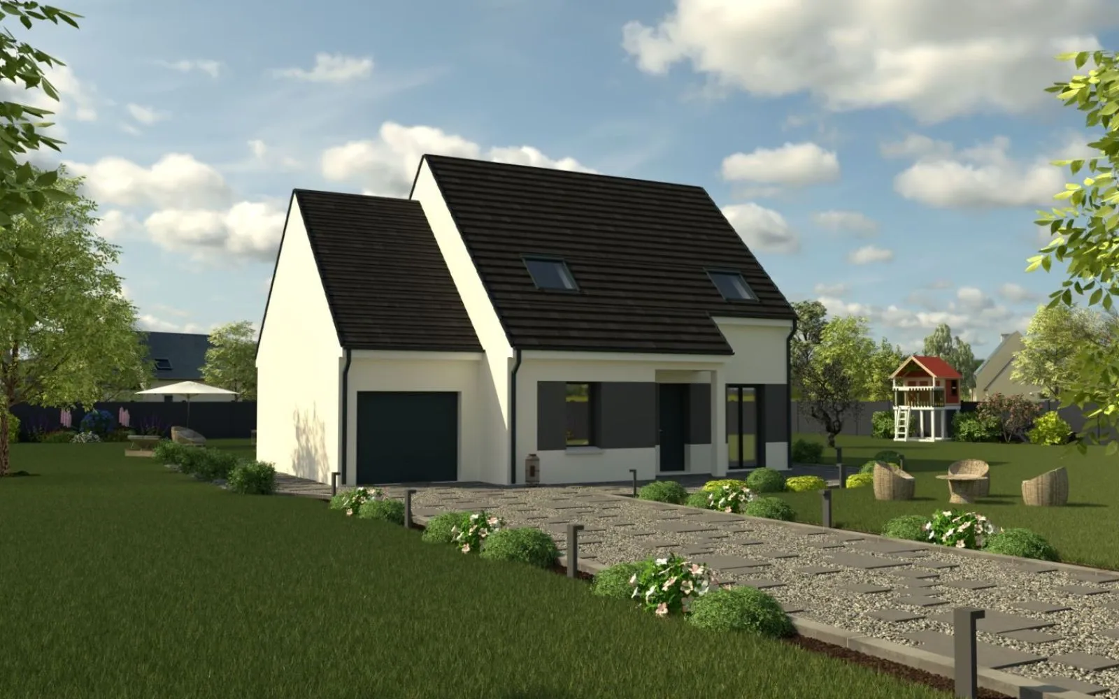 Projet de construction d'une maison 100.51 m² avec terrain à VIROFLAY (78) à Viroflay — photo 1