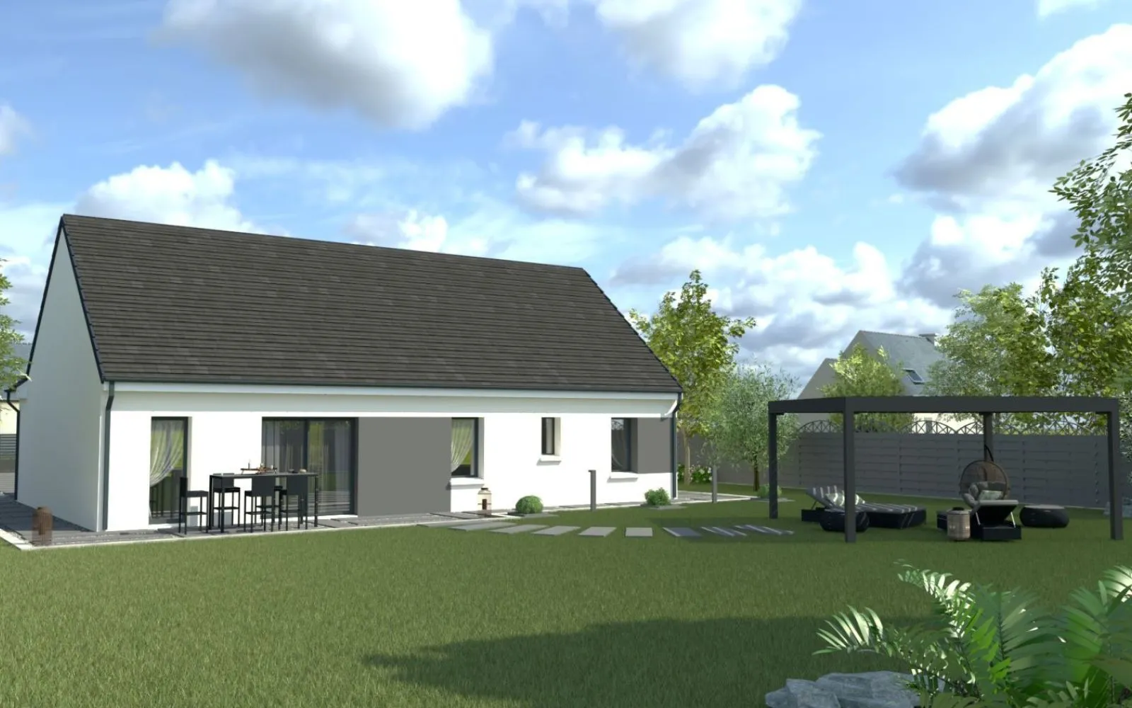 Projet de construction d'une maison 80.87 m² avec terrain à LA FERTE-ALAIS (91) à La Ferté-Alais — photo 2