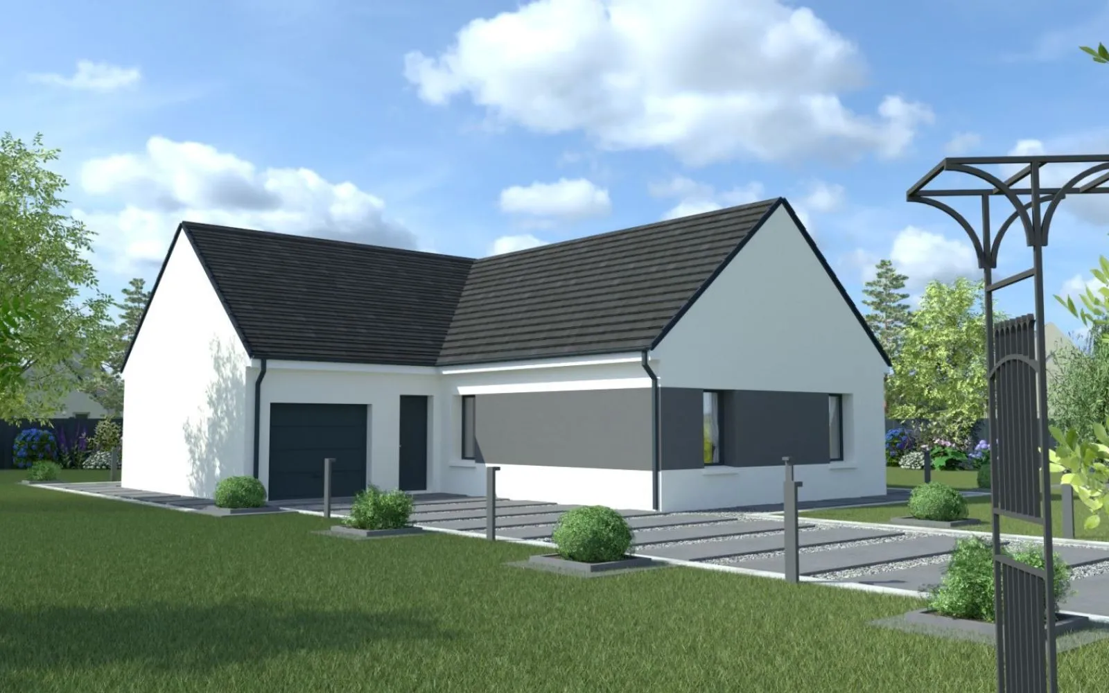 Projet de construction d'une maison 100.06 m² avec terrain à LA FERTE-ALAIS (91) à La Ferté-Alais — photo 1