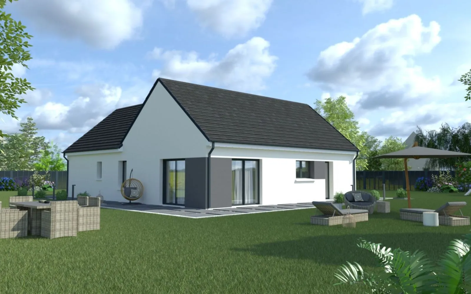 Projet de construction d'une maison 100.06 m² avec terrain à LA FERTE-ALAIS (91) à La Ferté-Alais — photo 2