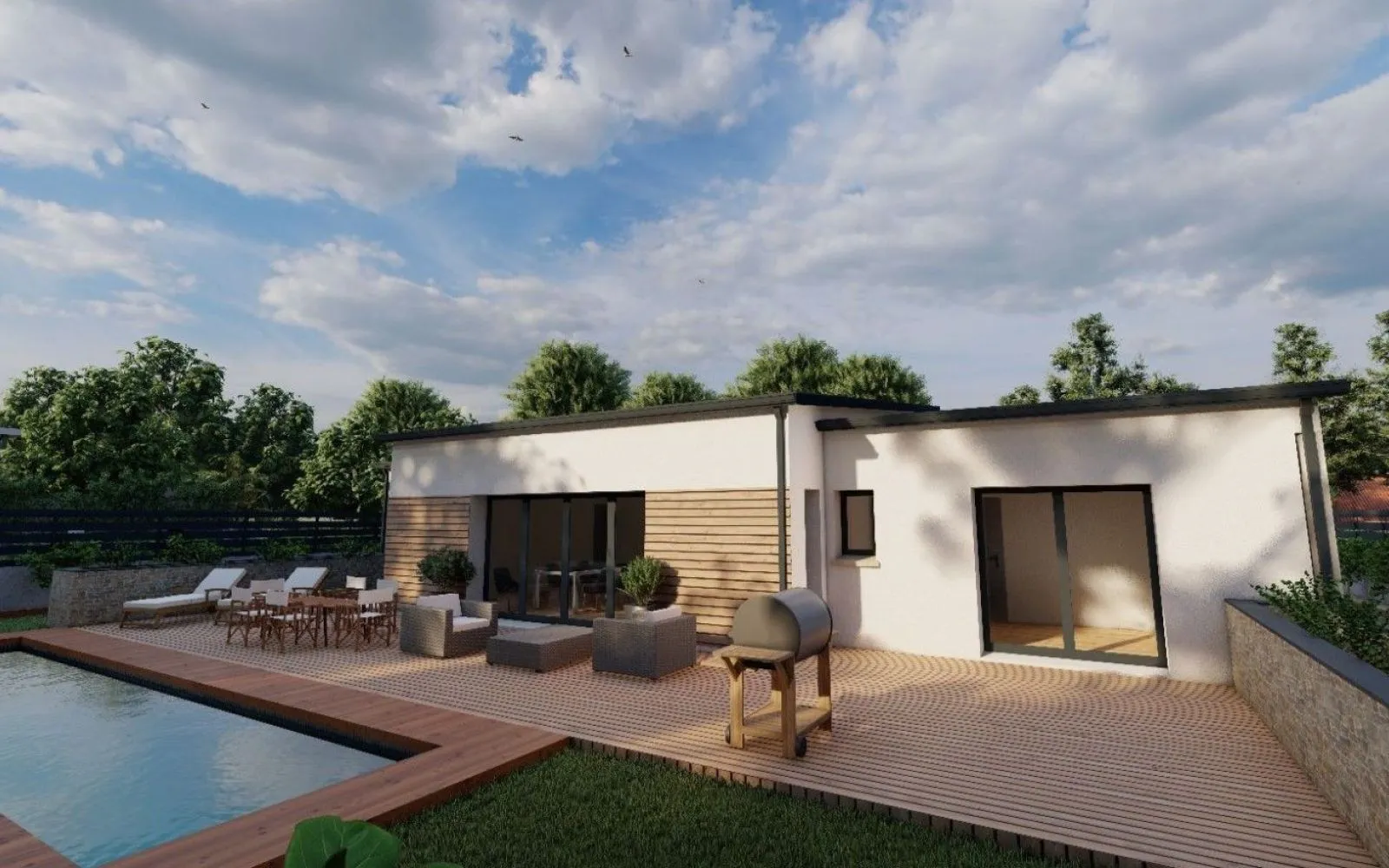Projet de construction d'une maison 120.91 m² avec terrain à LA FERTE-ALAIS (91) à La Ferté-Alais — photo 1