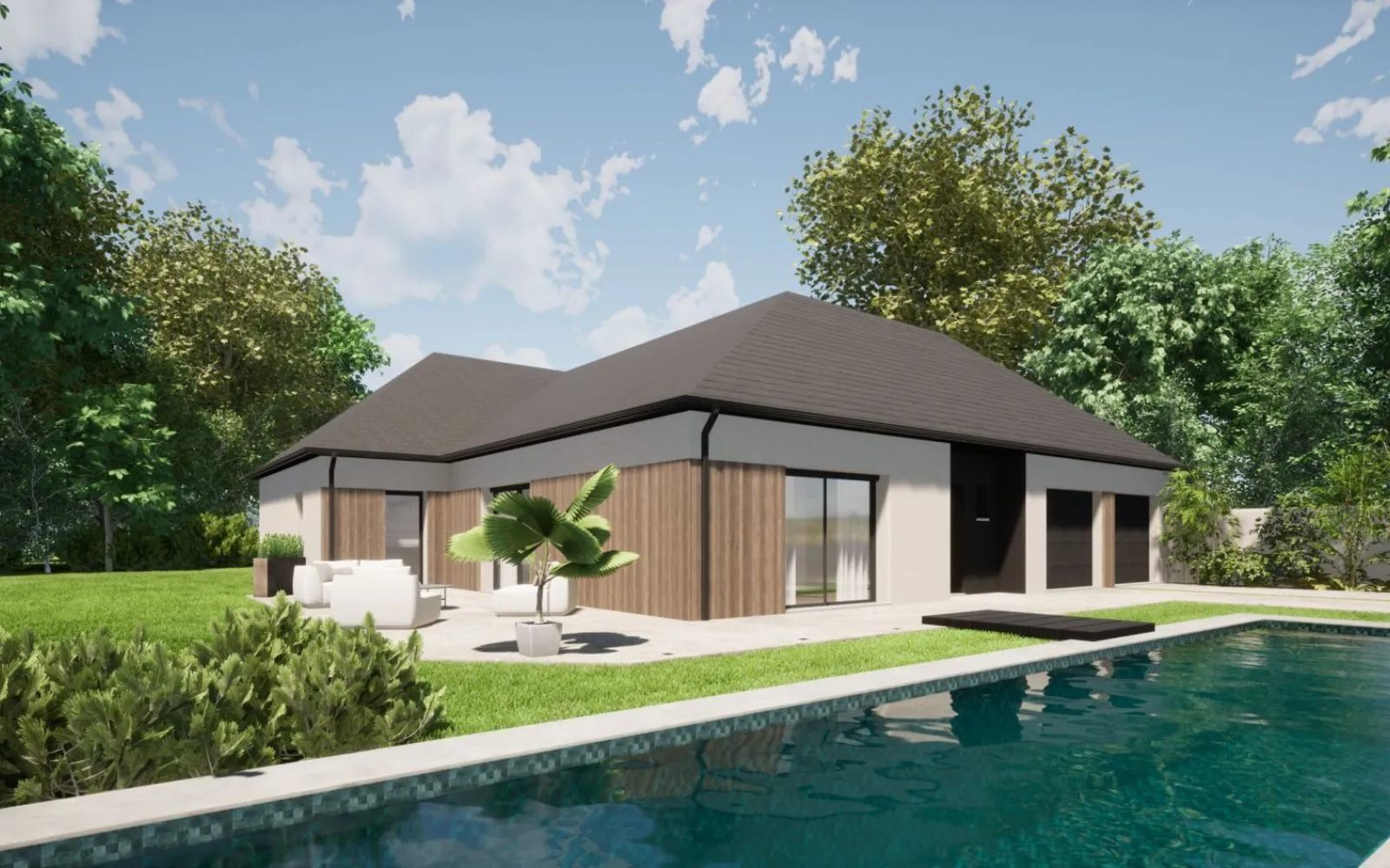 Projet de construction d'une maison 99.12 m² avec terrain à LA FERTE-ALAIS (91) à La Ferté-Alais — photo 2