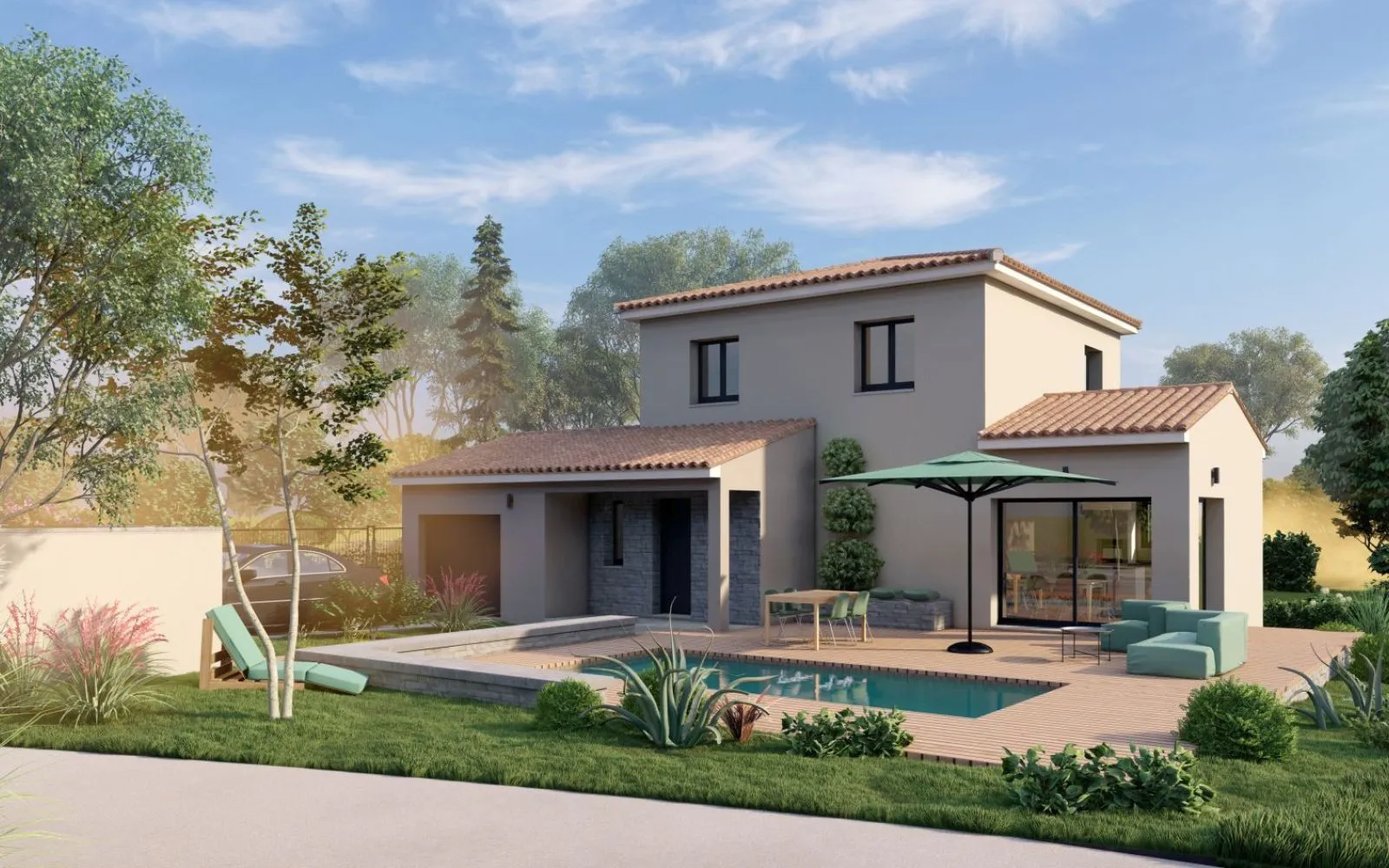 Projet de construction d'une maison 95 m² avec terrain à MAUGUIO (34) à Mauguio — photo 1