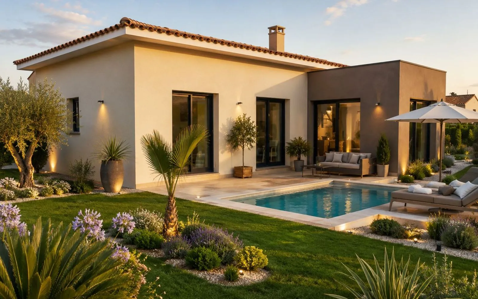 Projet de construction d'une maison 90 m² avec terrain à SAINT-CHRISTOL (34) à Saint-Christol — photo 1