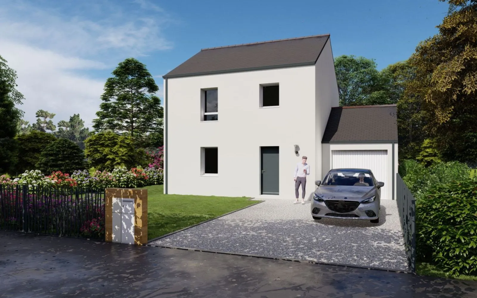 Projet de construction d'une maison 88 m² avec terrain à SUCE-SUR-ERDRE (44) à Sucé-sur-Erdre — photo 1