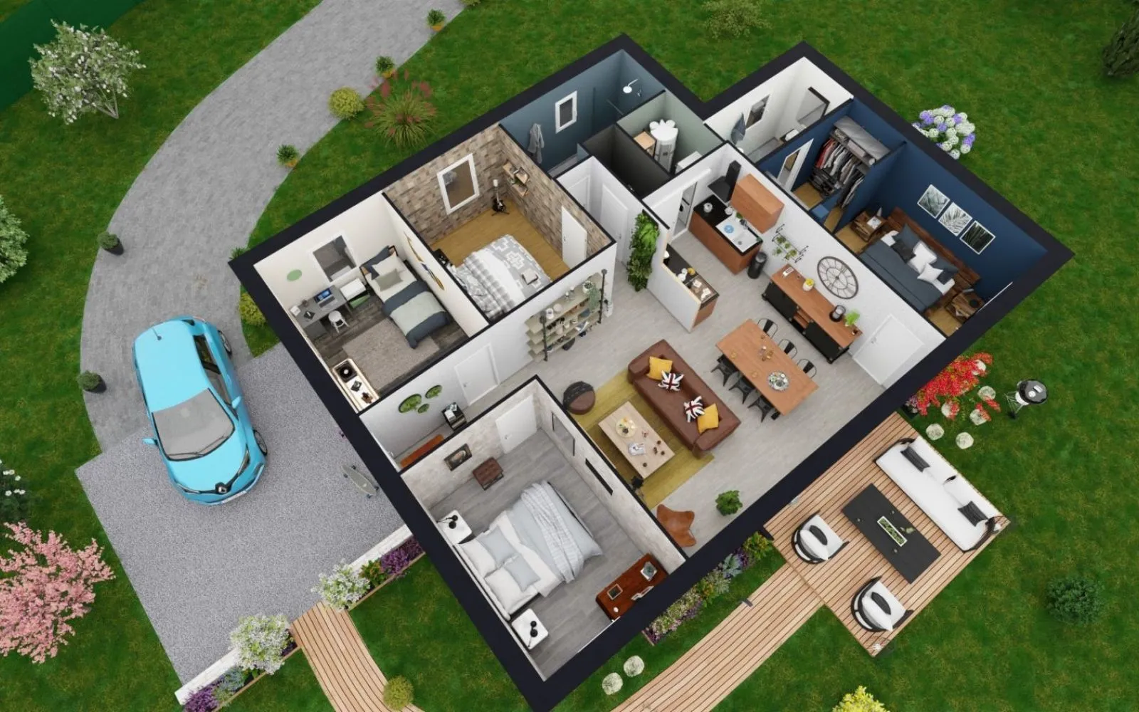 Projet de construction d'une maison 98 m² avec terrain à JAUNAY-MARIGNY (86) à Jaunay-Marigny — photo 4