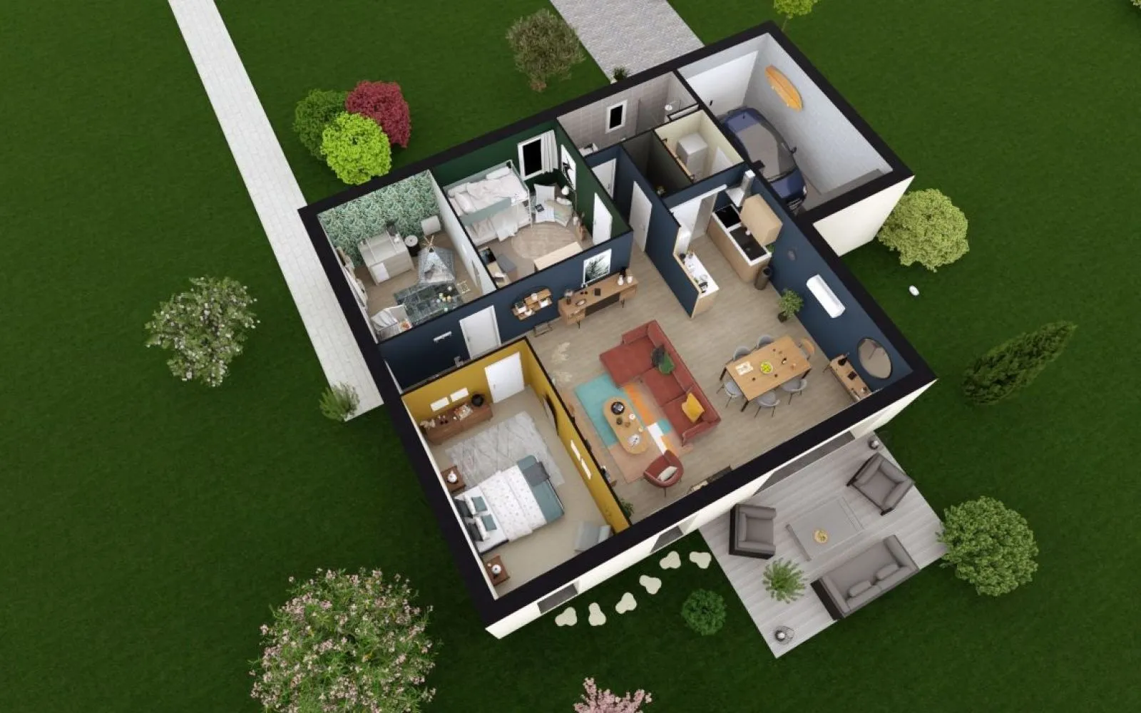 Projet de construction d'une maison 90 m² avec terrain à SAVIGNY-LEVESCAULT (86) à Savigny-Lévescault — photo 4