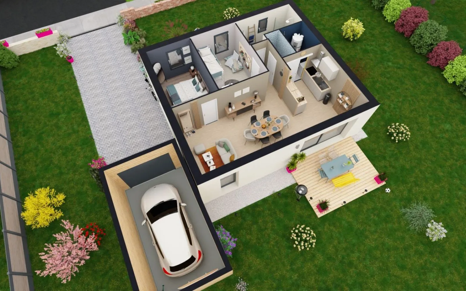 Projet de construction d'une maison 60 m² avec terrain à BIARD (86) à Biard — photo 3