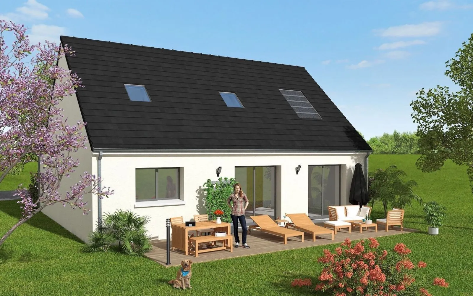 Maison 127 m² avec terrain à PAROY-SUR-THOLON (89) à Paroy-sur-Tholon — photo 2