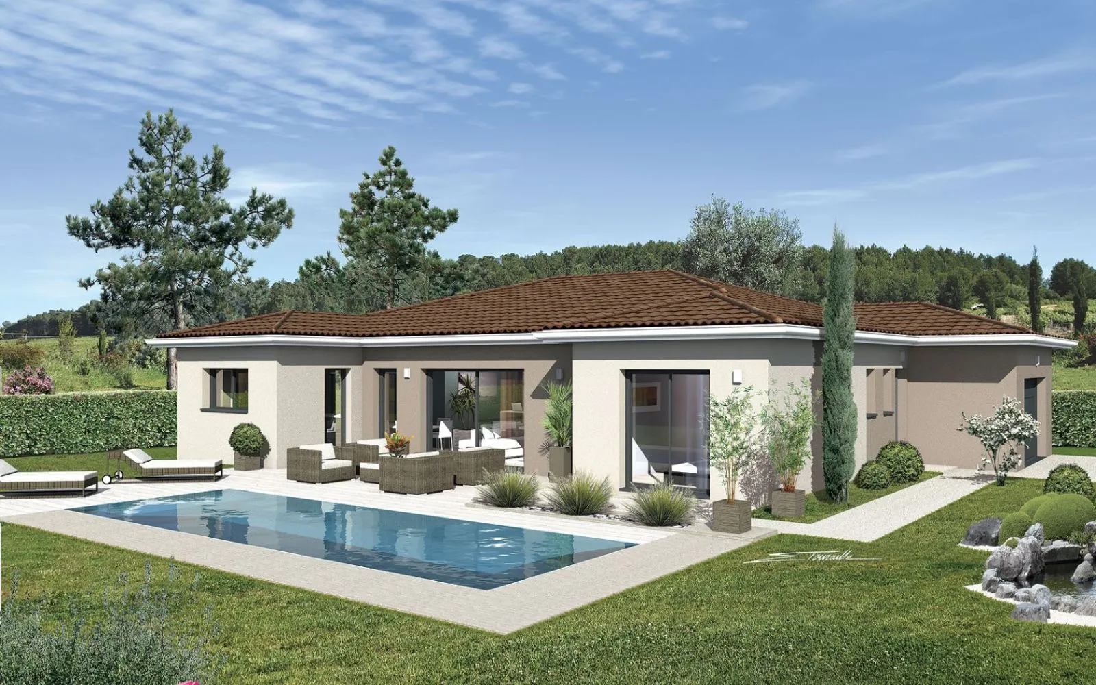 Maison 100 m² avec terrain à LONGECHENAL (38) à Longechenal — photo 1