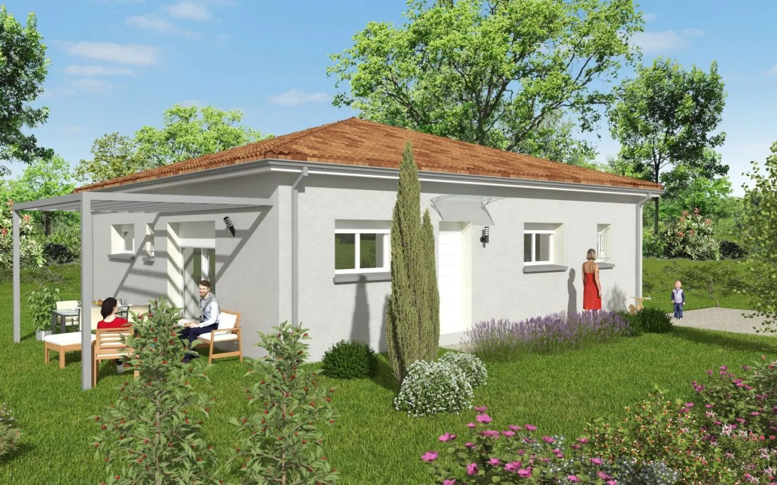 Projet de construction d'une maison 96 m² avec terrain à PLAISANCE-DU-TOUCH (31) au prix de 285000€. à Plaisance-du-Touch — photo 1
