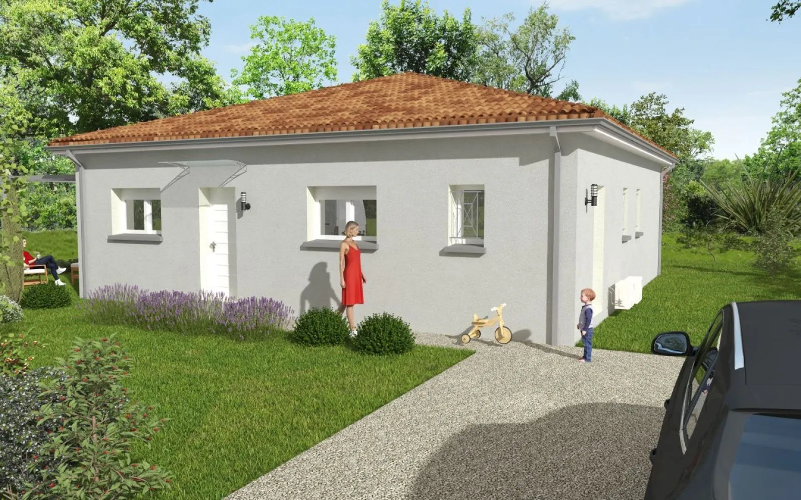 Projet de construction d'une maison 96 m² avec terrain à PLAISANCE-DU-TOUCH (31) au prix de 285000€. à Plaisance-du-Touch — photo 2