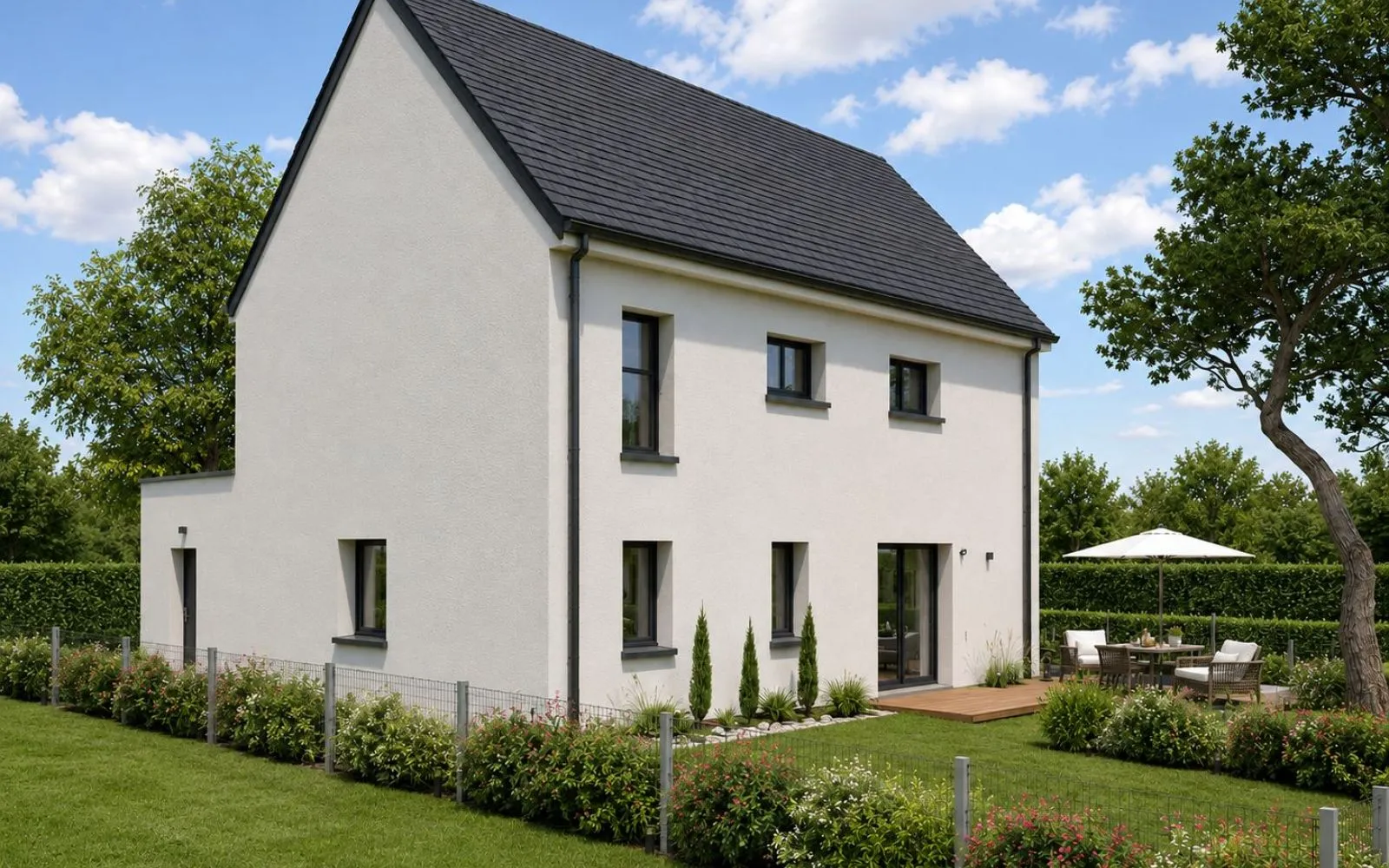 Projet de construction d'une maison 126 m² avec terrain à SAINT-SAUVEUR-DES-LANDES (35) à Saint-Sauveur-des-Landes — photo 2