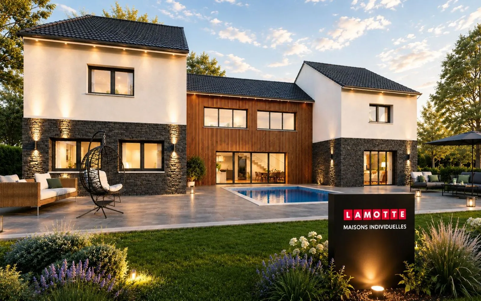 Projet de construction d'une maison 200 m² avec terrain à SAINT-SULIAC (35) à Saint-Suliac — photo 1