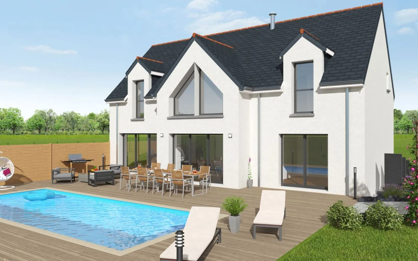 Projet de construction d'une maison 135 m² avec terrain à SAINT-LUNAIRE (35) à Saint-Lunaire — photo 1