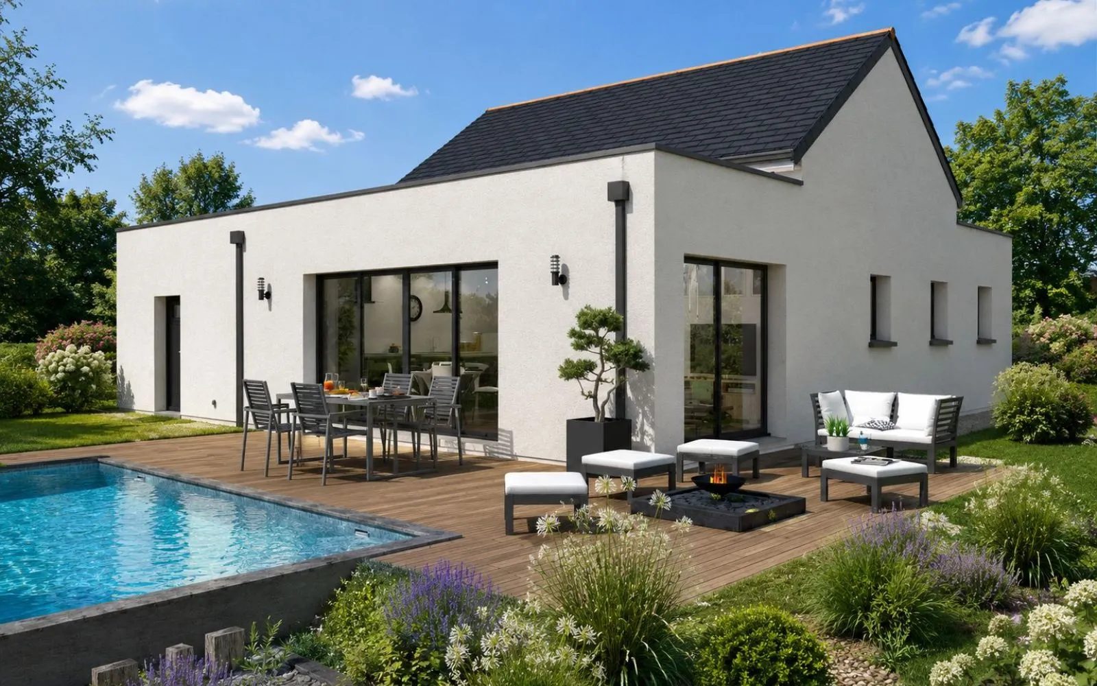 Projet de construction d'une maison 90 m² avec terrain à BRIEC (29) à Briec — photo 2