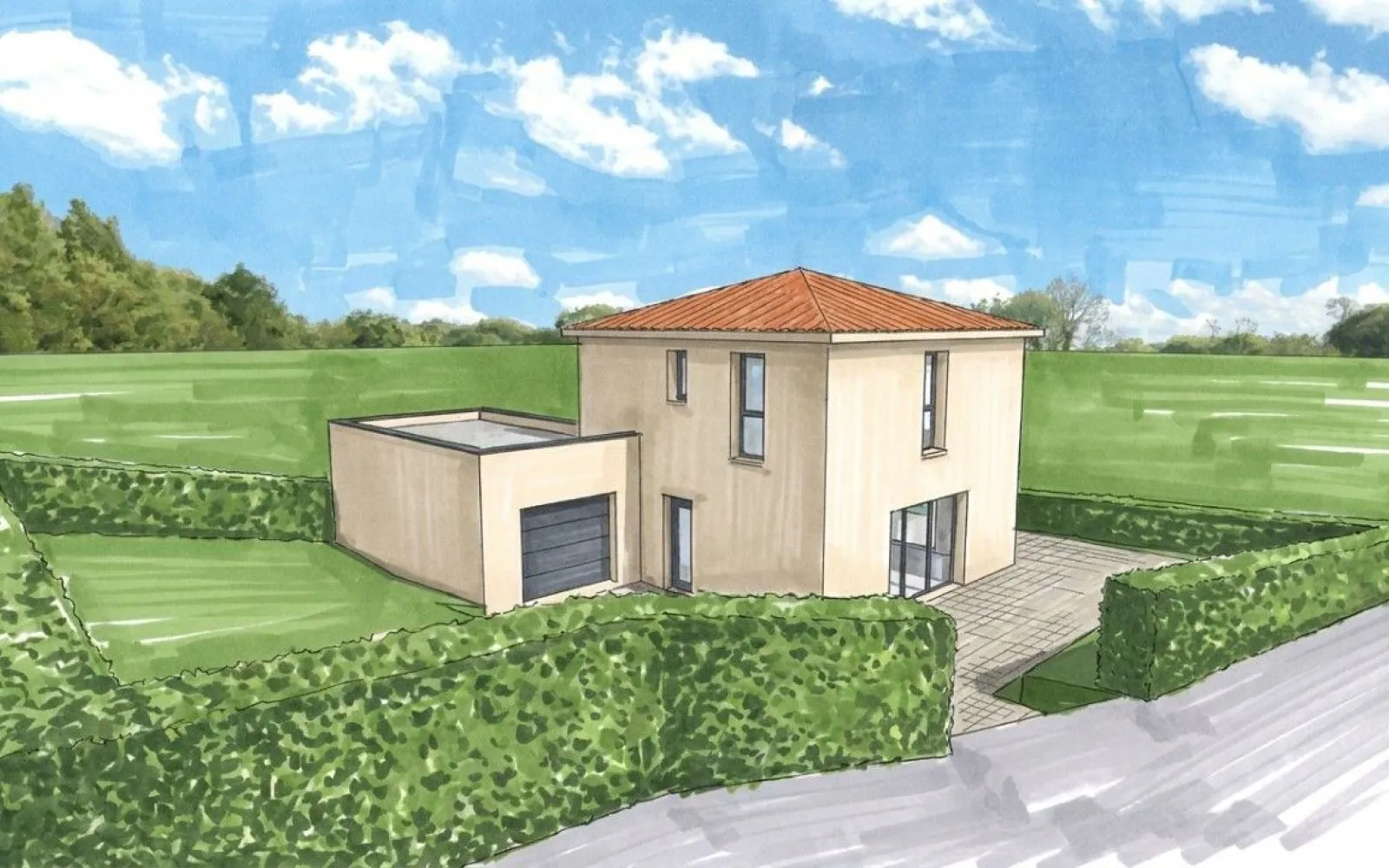 Projet de construction d'une maison 90 m² avec terrain à ANSE (69) à Anse — photo 1