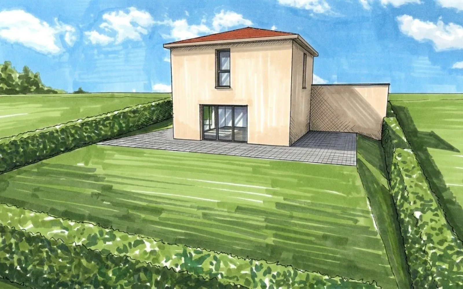 Projet de construction d'une maison 90 m² avec terrain à ANSE (69) à Anse — photo 2