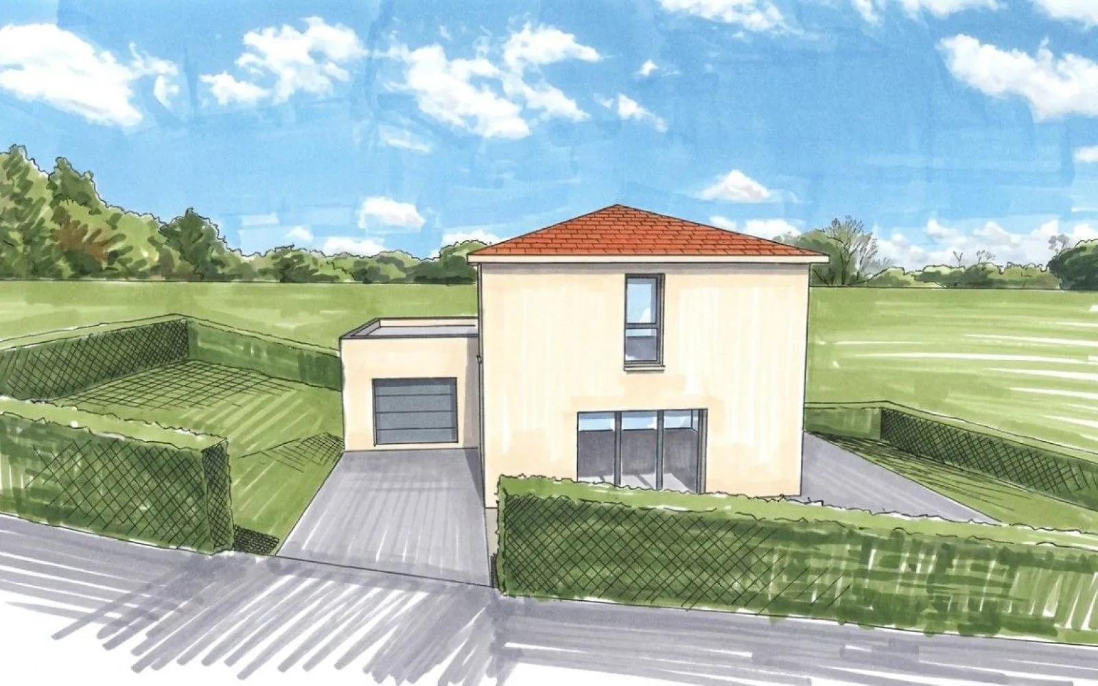 Projet de construction d'une maison 90 m² avec terrain à ANSE (69) à Anse — photo 3