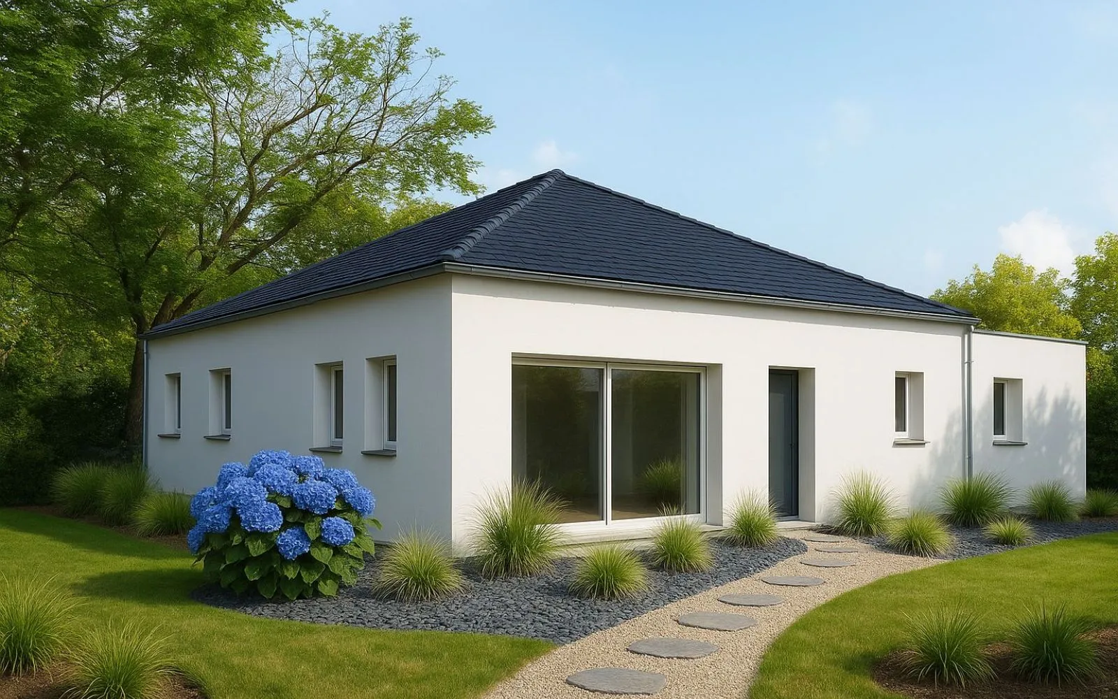 Maison plain-pied 3 chambres & garage à Néant-sur-Yvel — photo 1