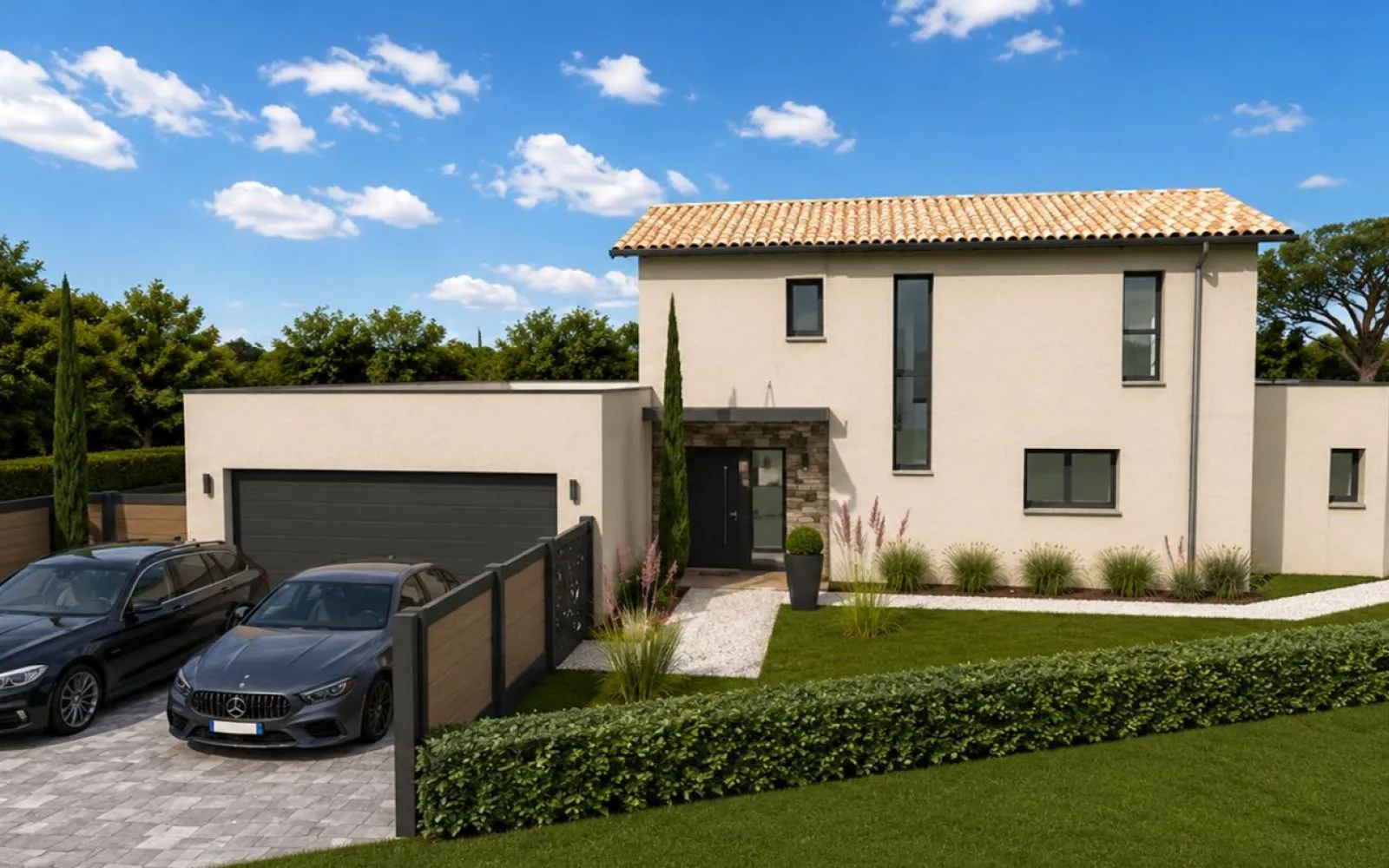 Projet de construction d'une maison 165 m² avec terrain à LISSIEU (69) à Lissieu — photo 3
