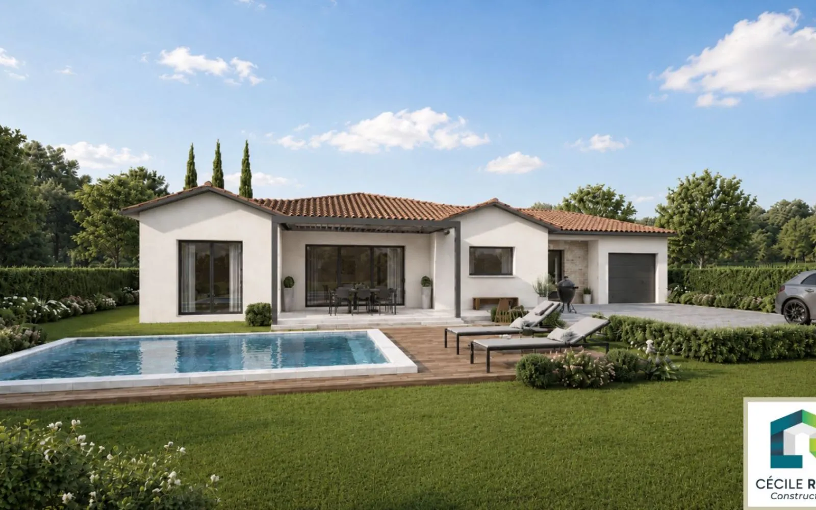 Projet de construction d'une maison 115 m² avec terrain à GARNERANS (01) à Garnerans — photo 3