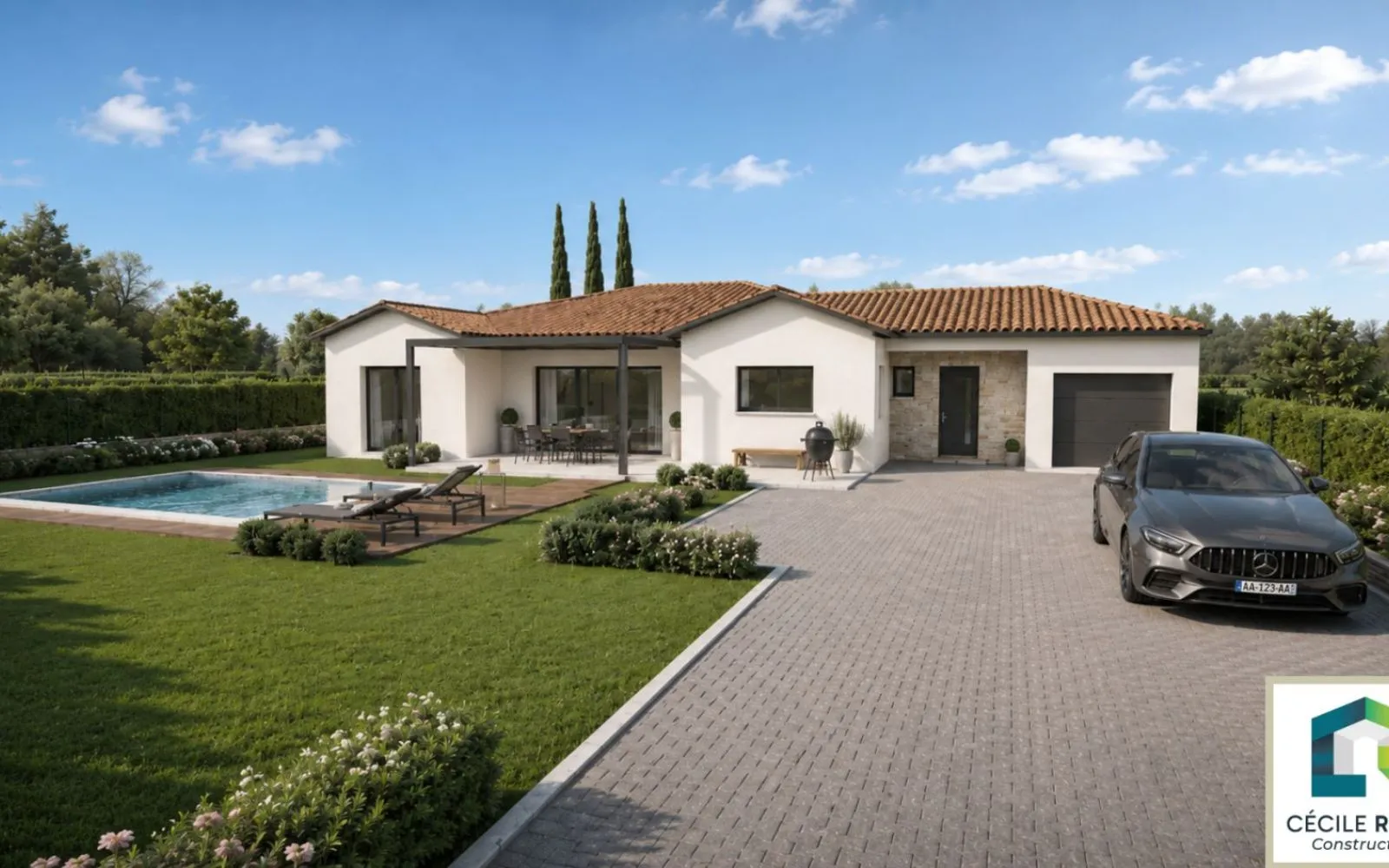 Projet de construction d'une maison 115 m² avec terrain à GARNERANS (01) à Garnerans — photo 4