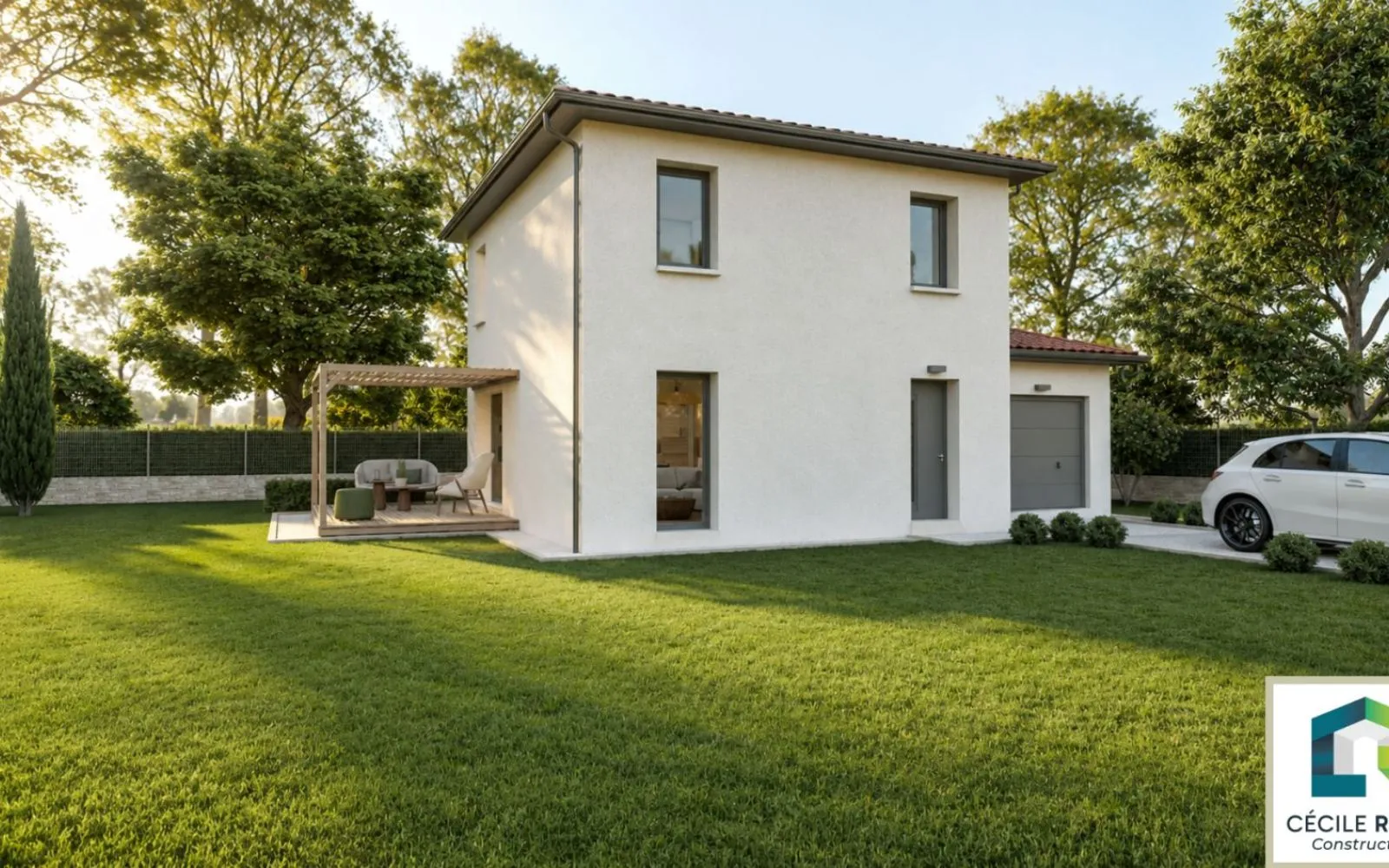 Projet de construction d'une maison 90 m² avec terrain à LANTIGNIE (69) à Lantignié — photo 1