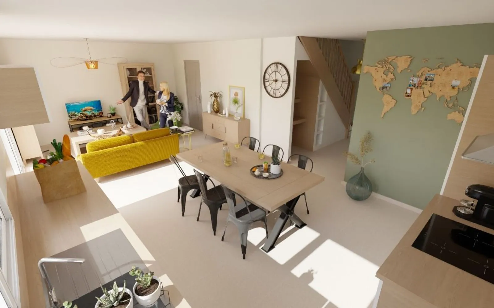 Projet de construction d'une maison 93.72 m² avec terrain à REUGNY (03) à Reugny — photo 6