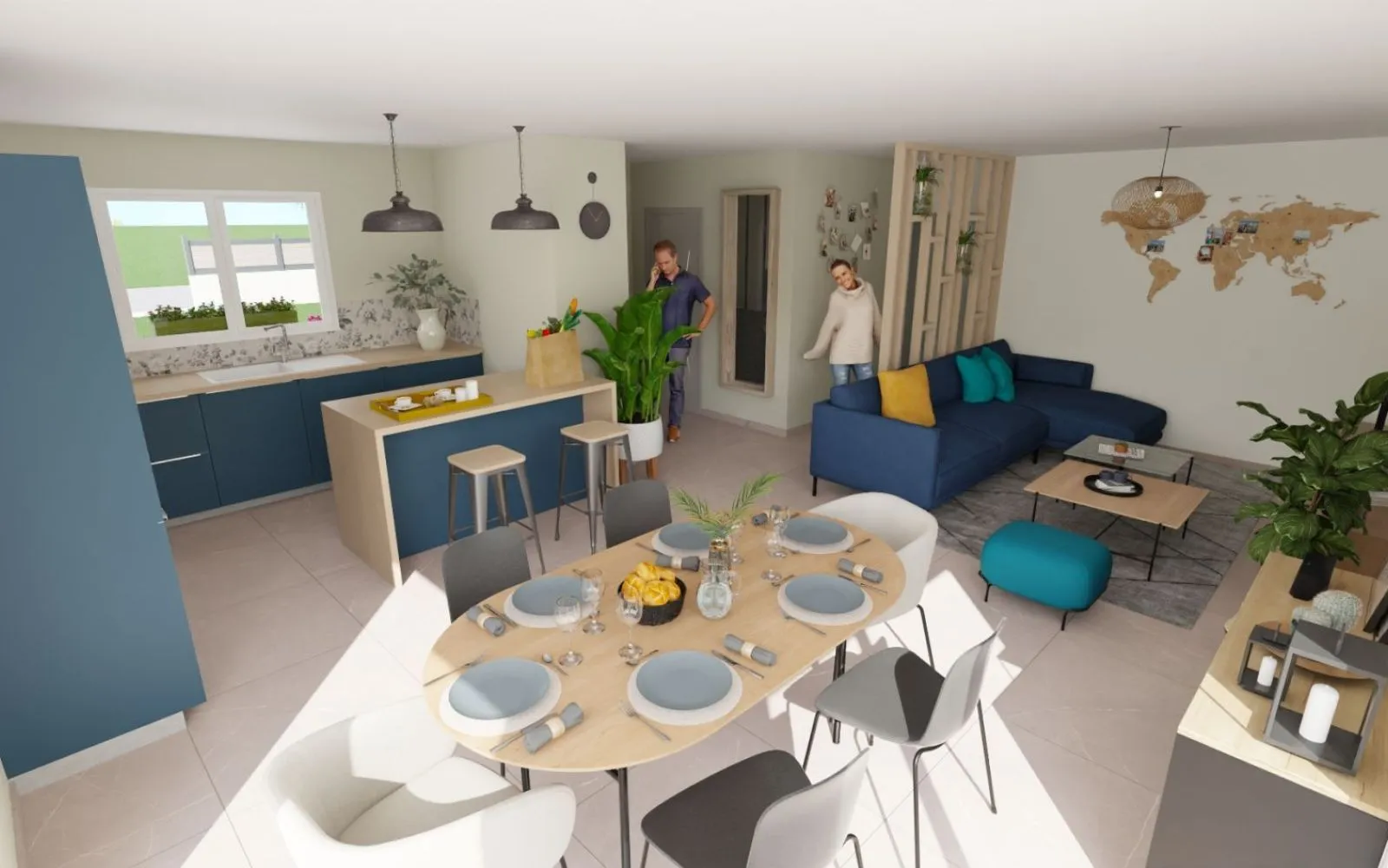 Projet de construction d'une maison 101 m² avec terrain à VALLON-EN-SULLY (03) à Vallon-en-Sully — photo 4