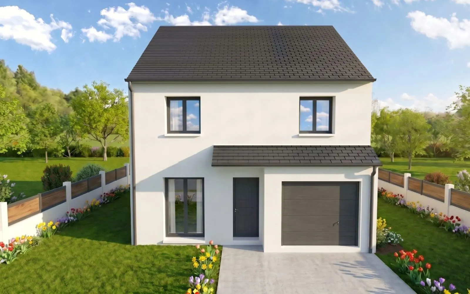 Projet de construction d'une maison 90 m² avec terrain à EGLY (91) à Égly — photo 1