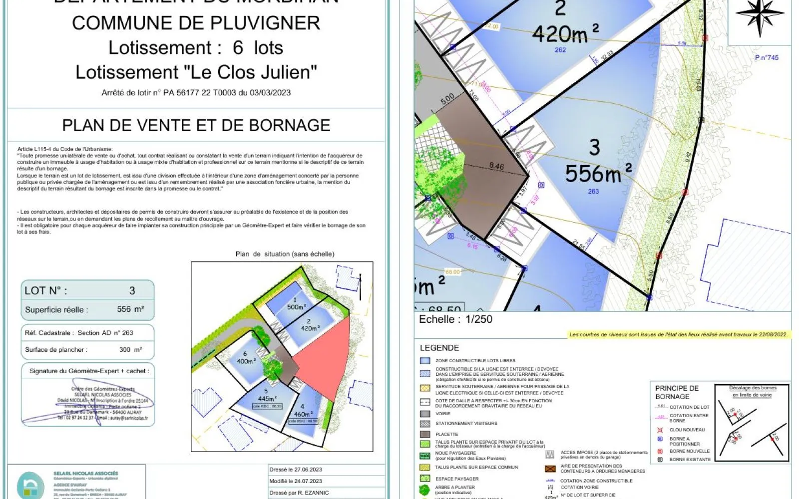 Terrain à bâtir de 556 m² à PLUVIGNER (56) à Pluvigner — photo 2