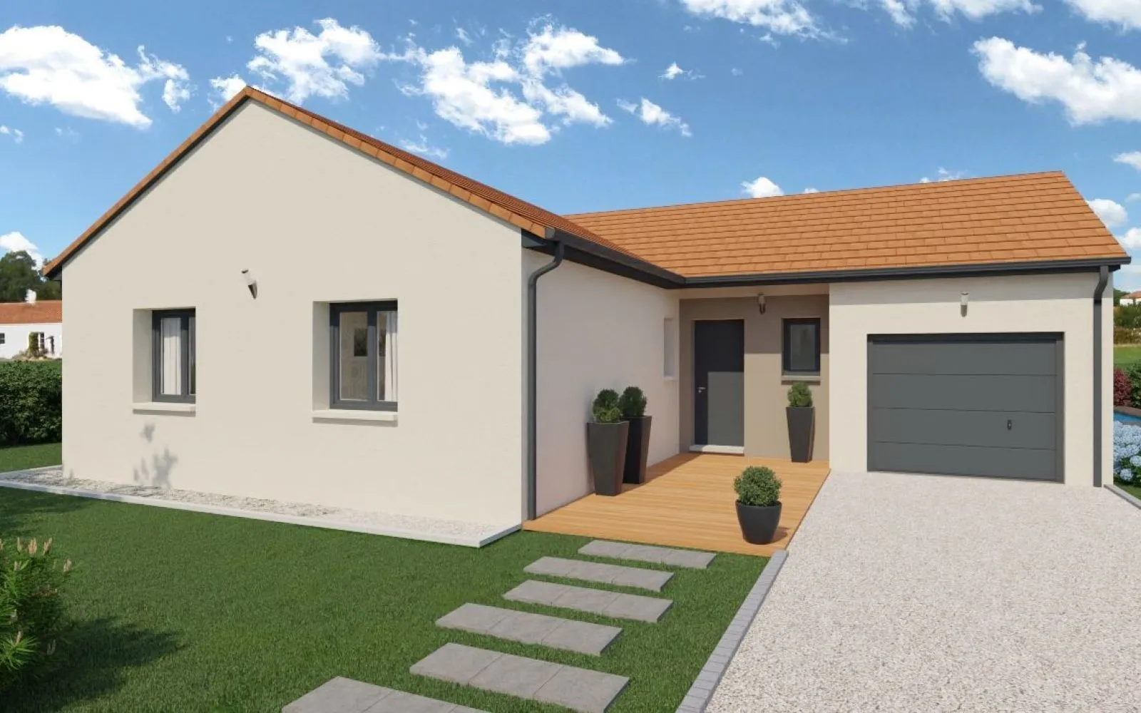 Projet de construction d'une maison 96 m² avec terrain à MAGNY-COURS (58) à Magny-Cours — photo 1