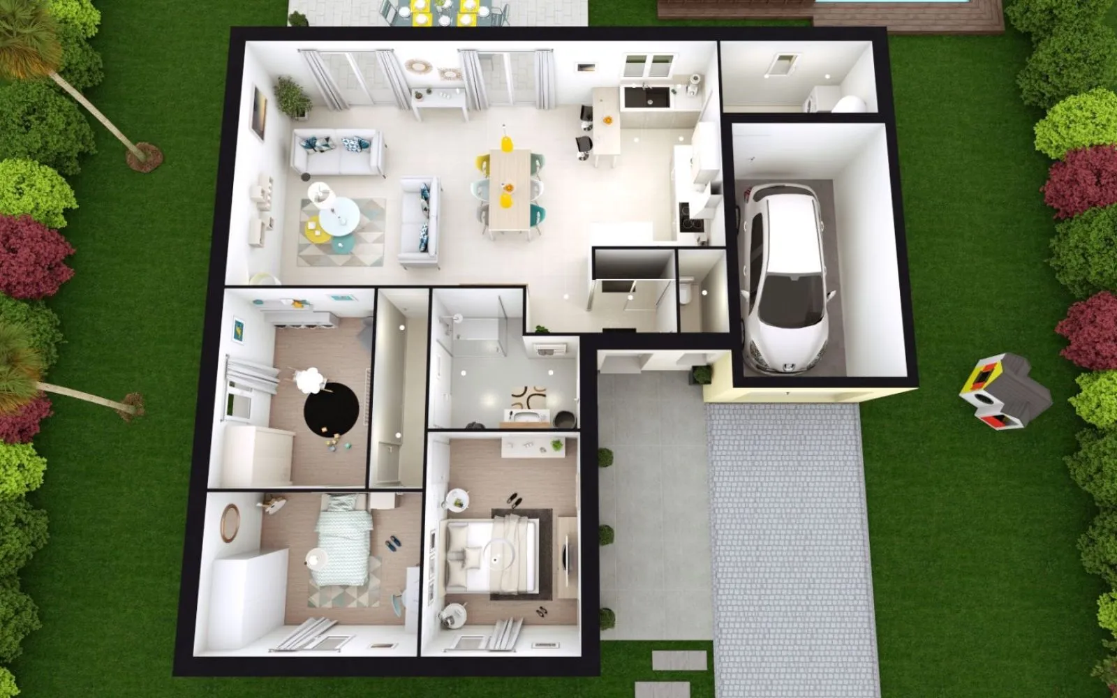 Projet de construction d'une maison 96 m² avec terrain à MAGNY-COURS (58) à Magny-Cours — photo 5
