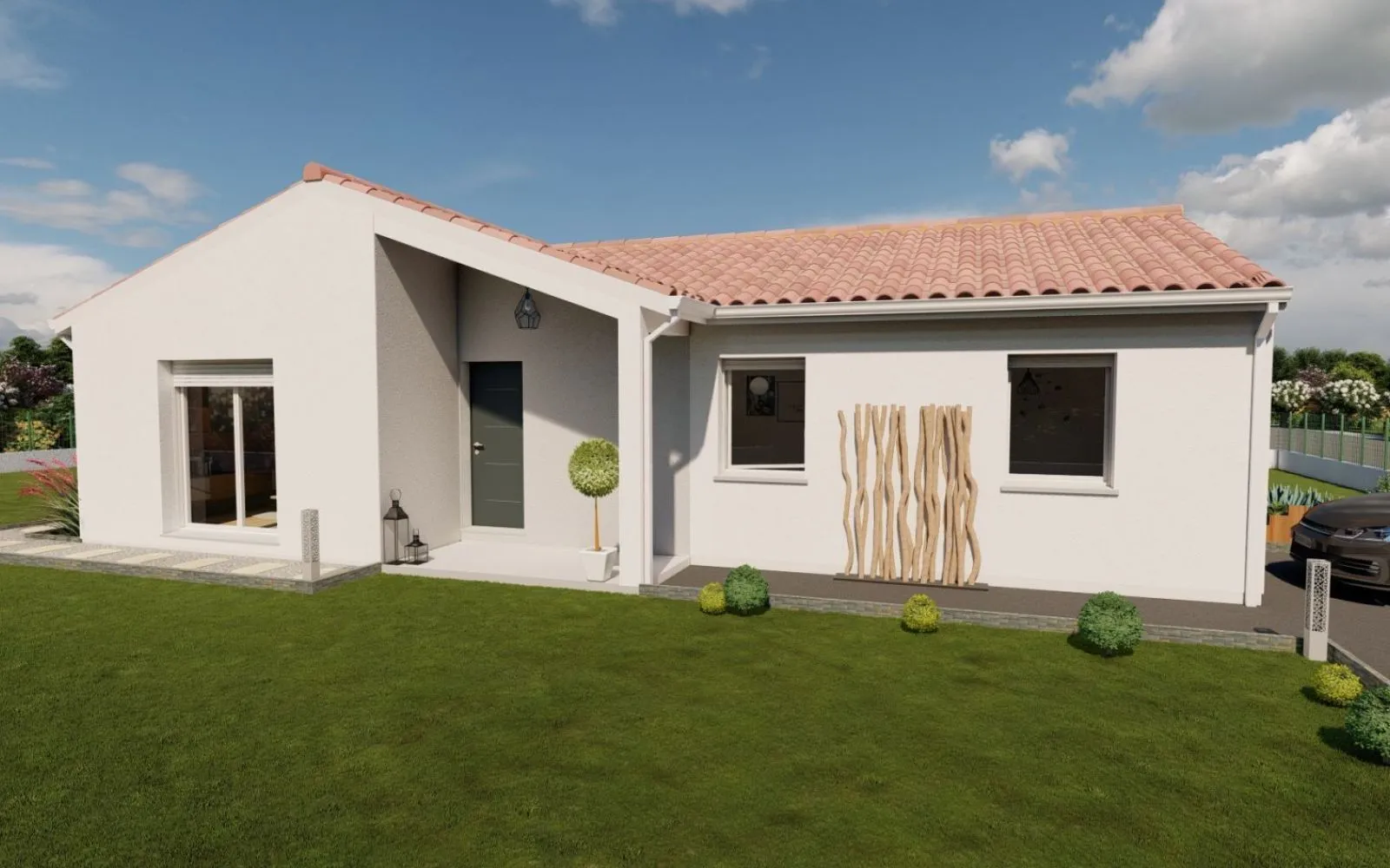 Projet de construction d'une maison 94.64 m² avec terrain à CAUSE-DE-CLERANS (24) à Cause-de-Clérans — photo 1