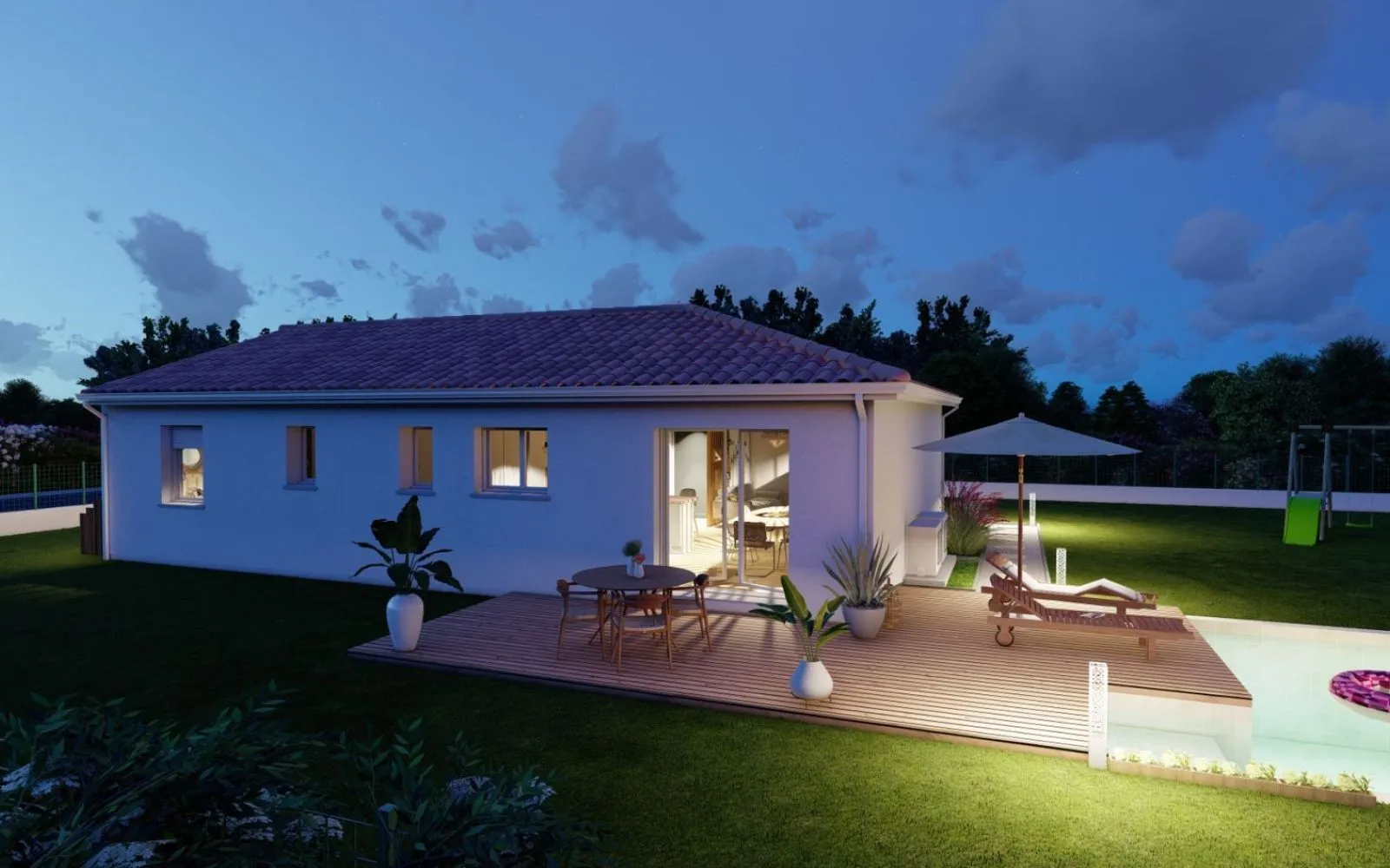 Projet de construction d'une maison 94.64 m² avec terrain à CAUSE-DE-CLERANS (24) à Cause-de-Clérans — photo 5