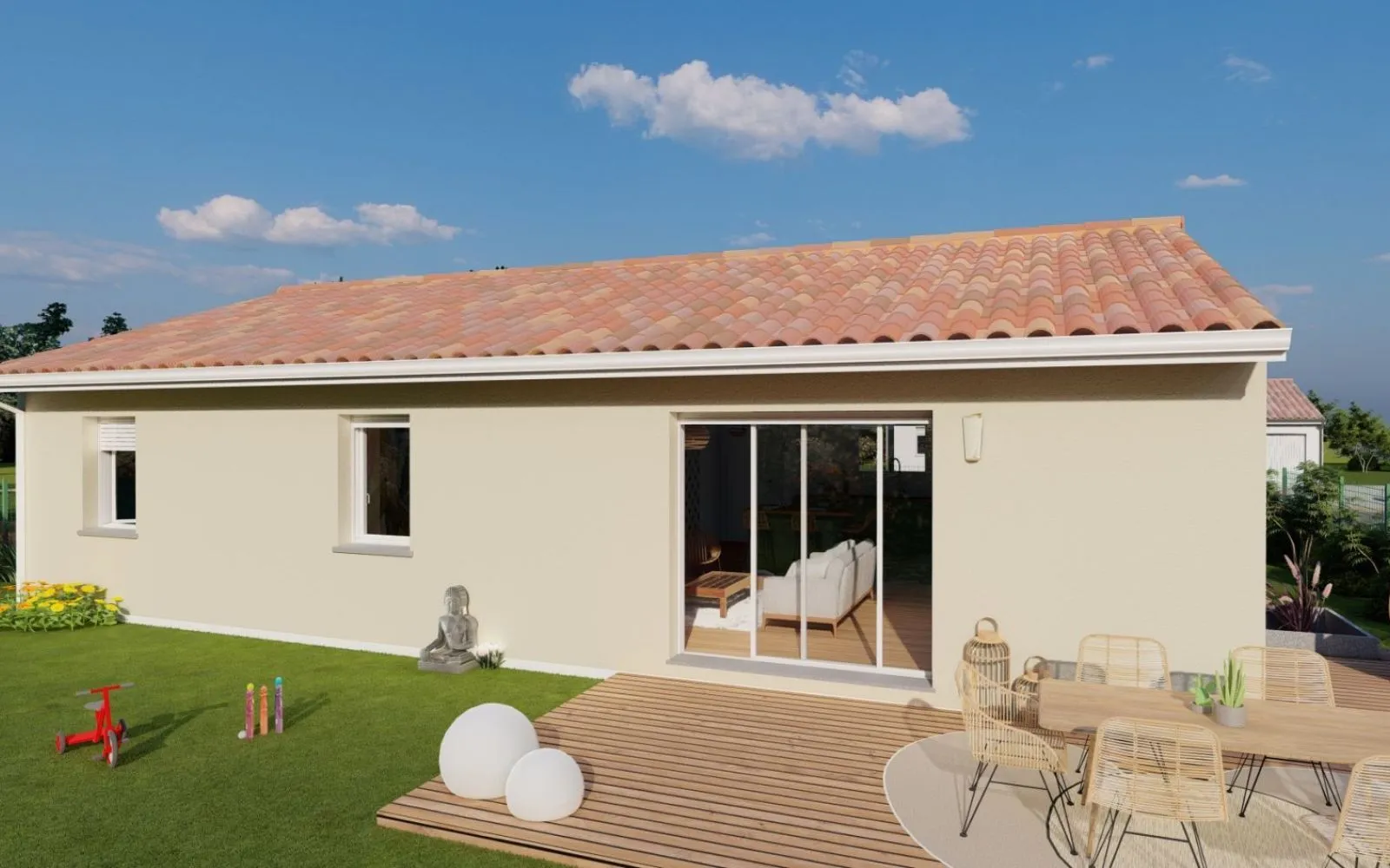 Projet de construction d'une maison 90.01 m² avec terrain à SEREILHAC (87) à Séreilhac — photo 3