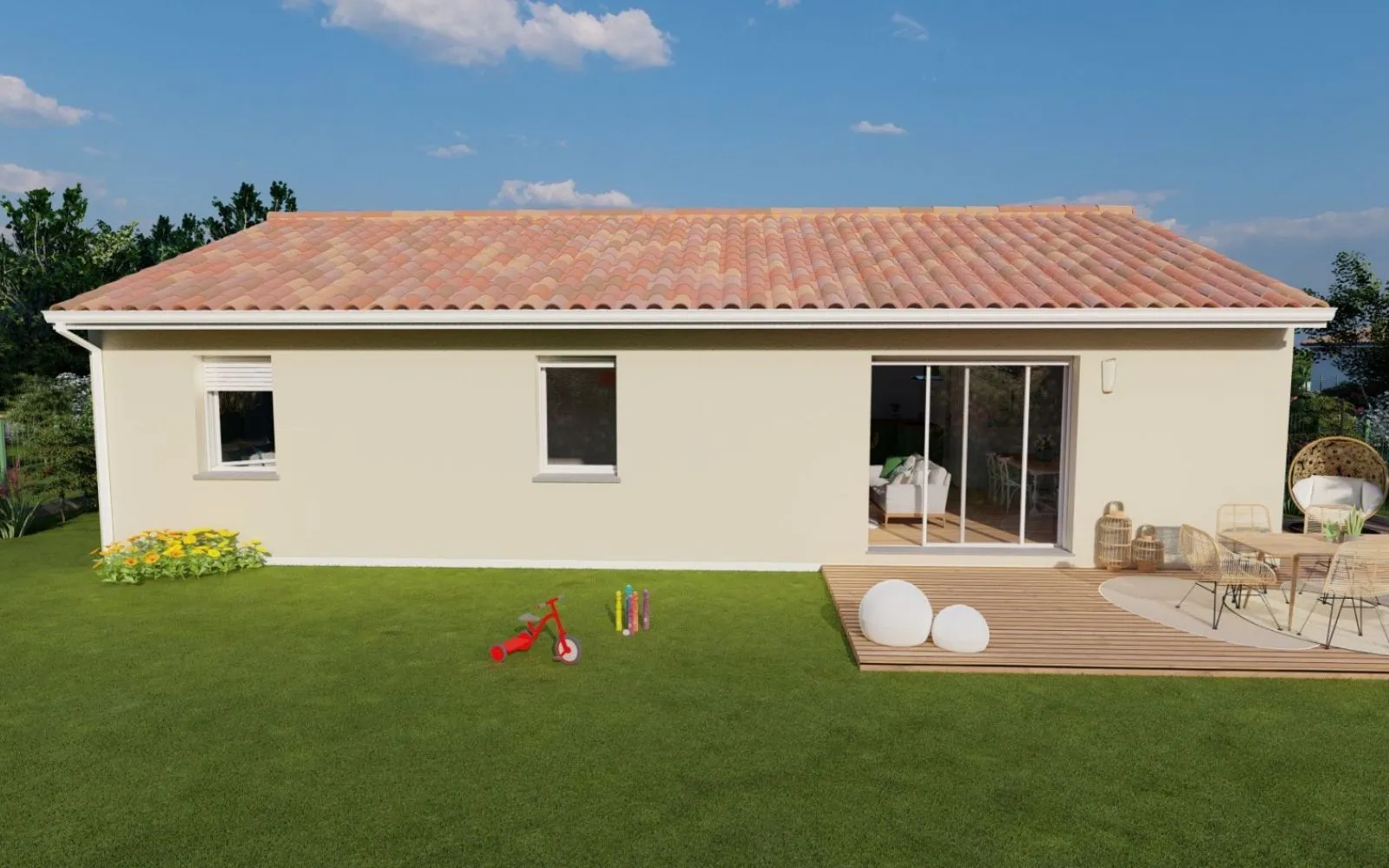 Projet de construction d'une maison 90.01 m² avec terrain à SEREILHAC (87) à Séreilhac — photo 4