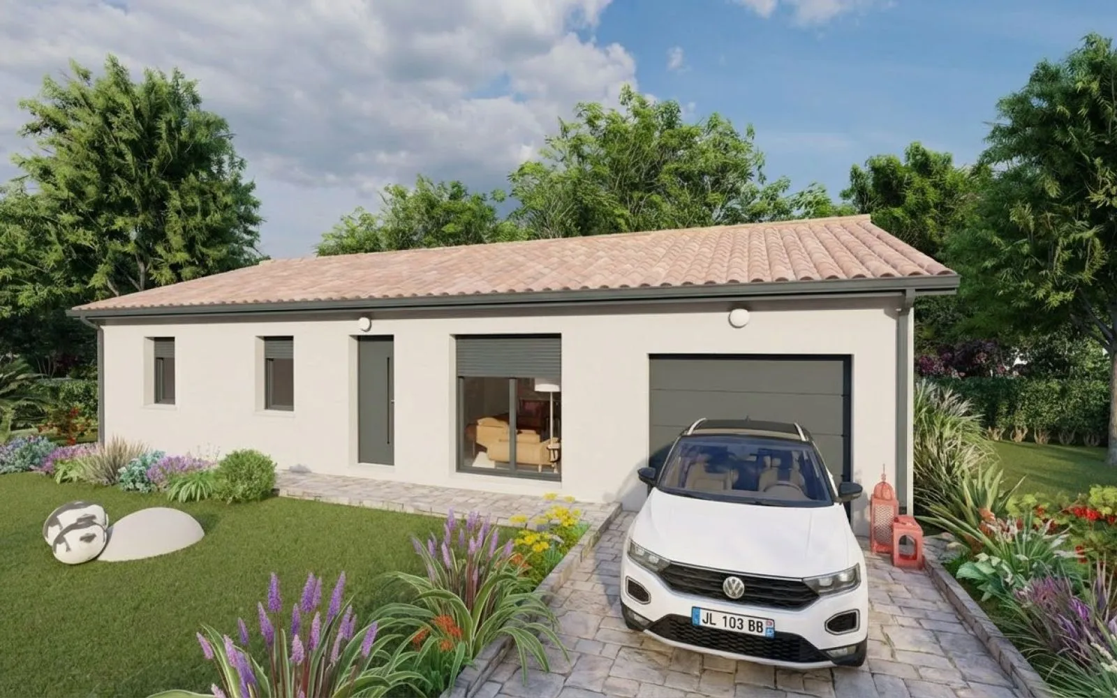 Projet de construction d'une maison 84 m² avec terrain à PEYRILHAC (87) à Peyrilhac — photo 2