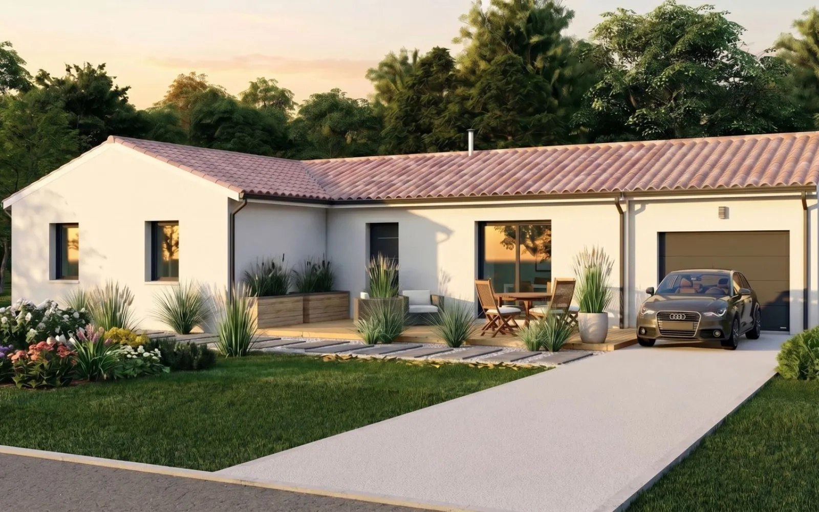 Projet de construction d'une maison 103 m² avec terrain à VERNEUIL-SUR-VIENNE (87) à Verneuil-sur-Vienne — photo 1